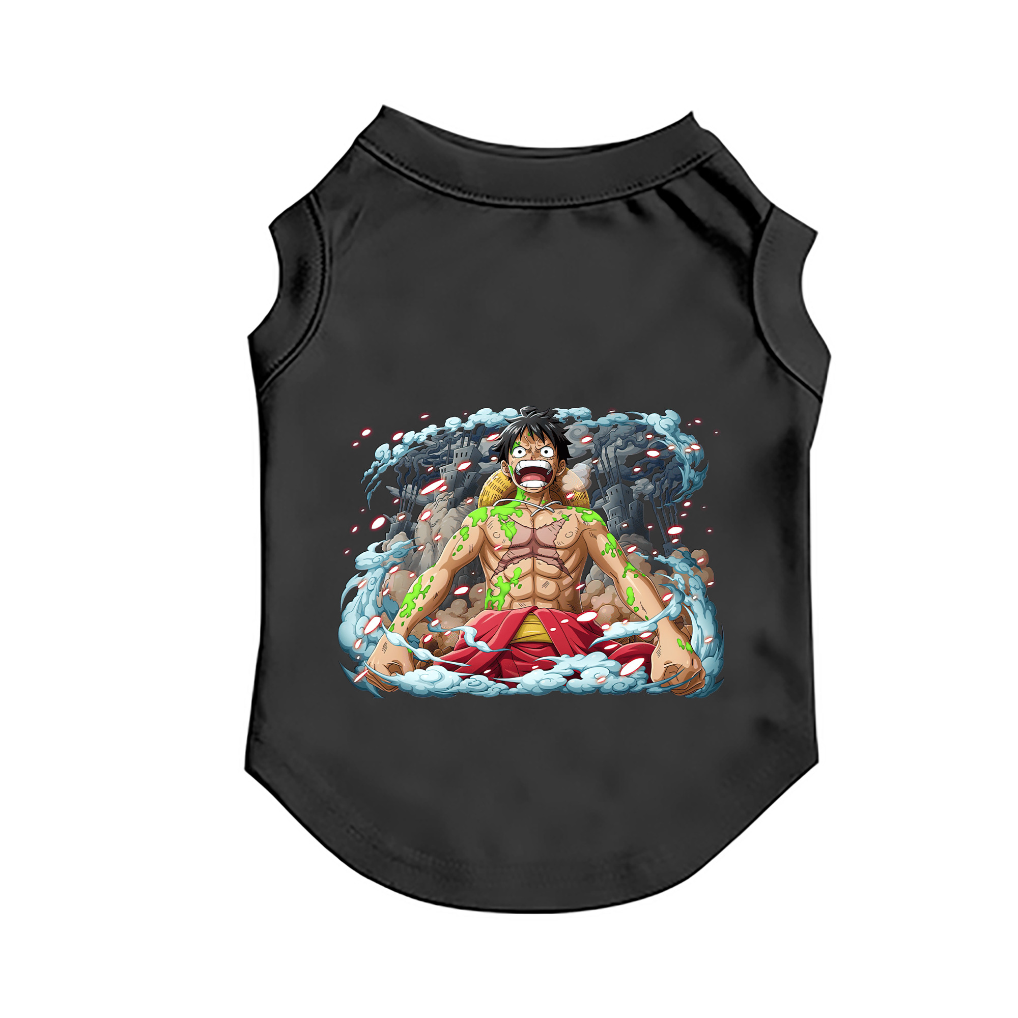 （画像用） ワンピース モンキー・D・ルフィ ONE PIECE Monkey D. Luffy ペット用ベスト