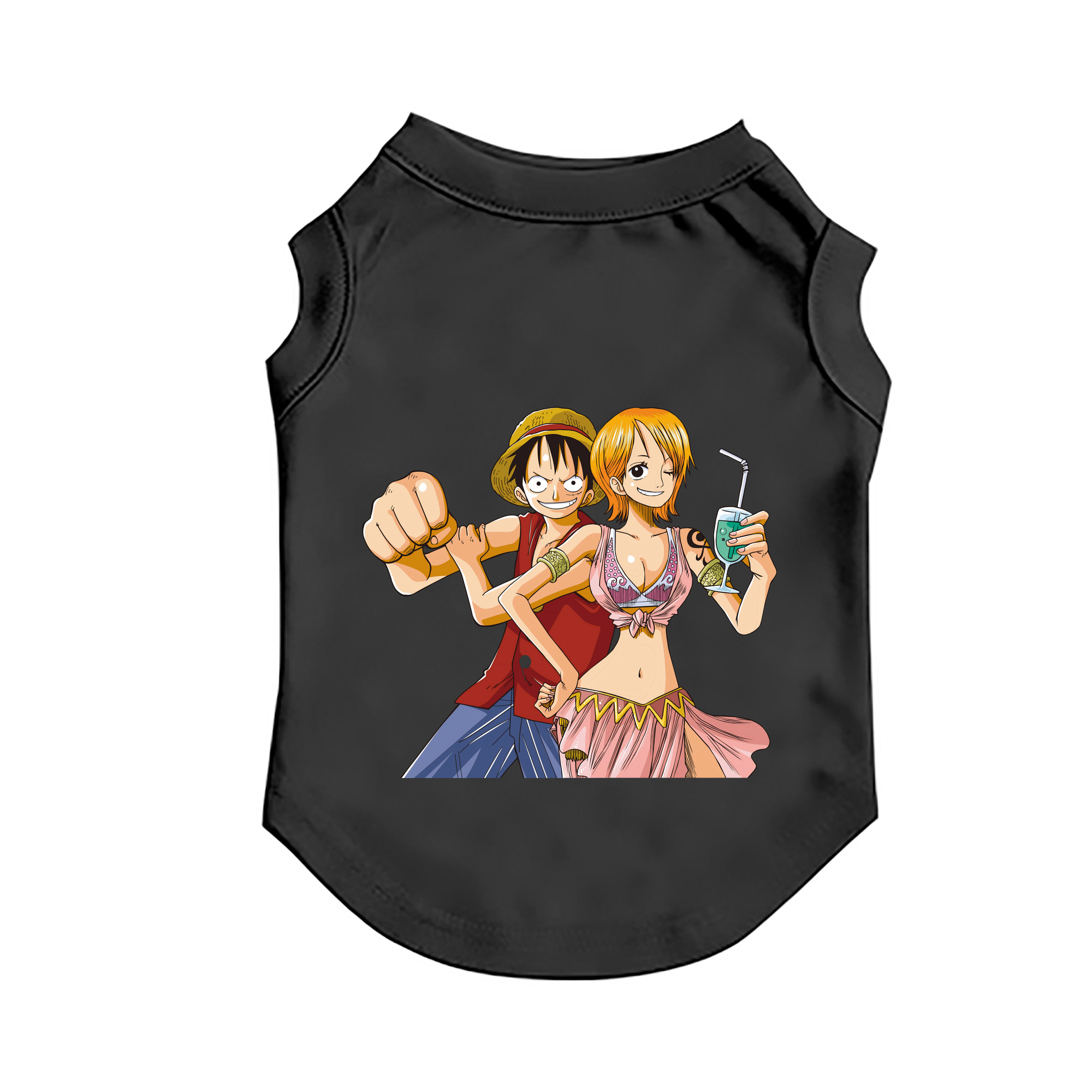 （画像用） ワンピース モンキー・D・ルフィ ONE PIECE Monkey D. Luffy ペット用ベスト