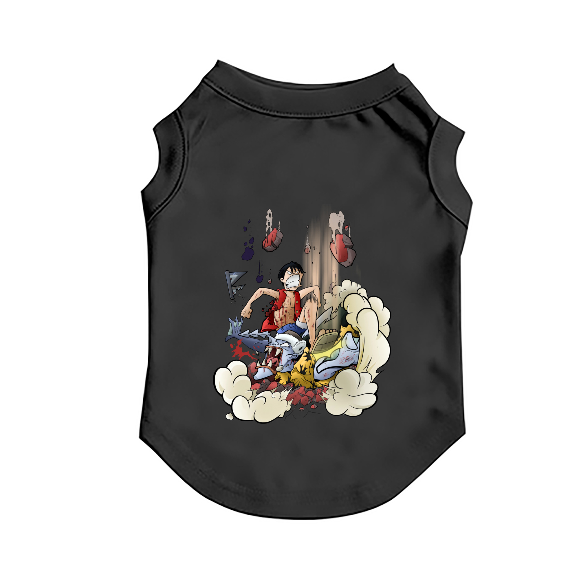 （画像用） ワンピース モンキー・D・ルフィ ONE PIECE Monkey D. Luffy ペット用ベスト