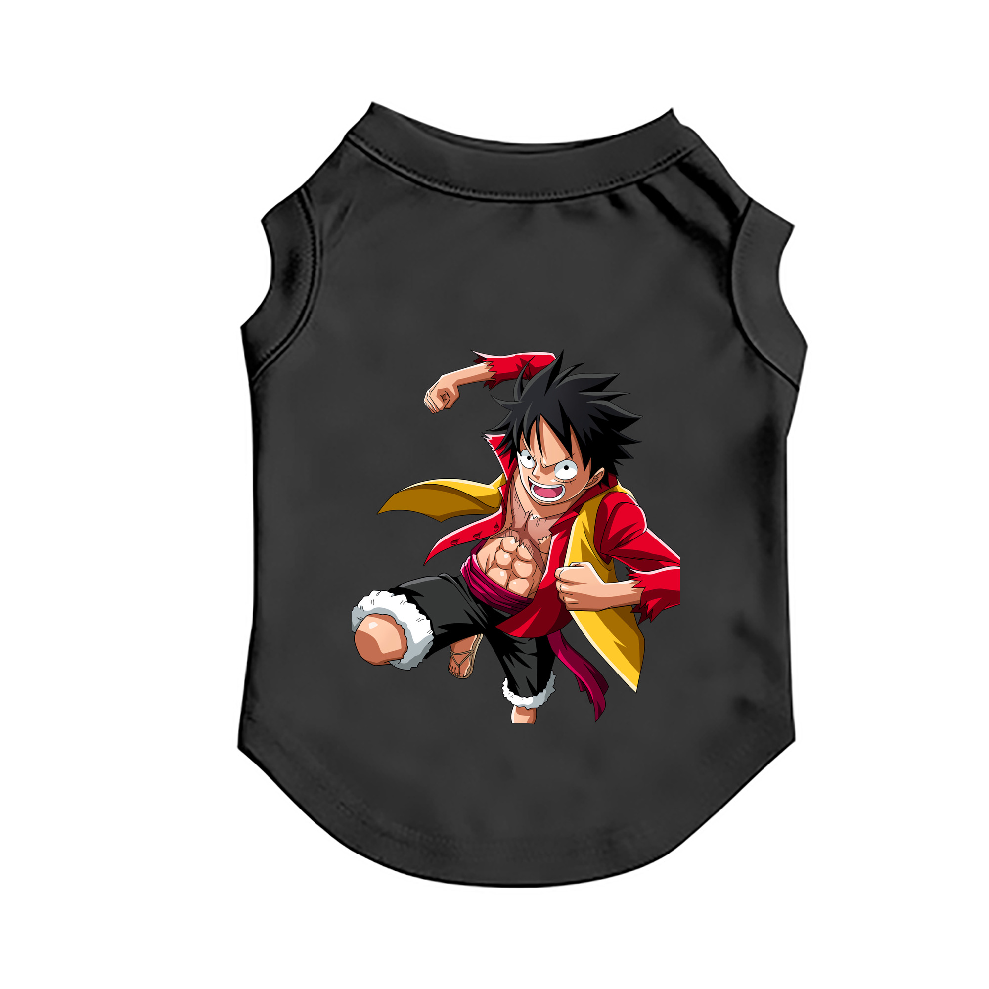 （画像用） ワンピース モンキー・D・ルフィ ONE PIECE Monkey D. Luffy ペット用ベスト