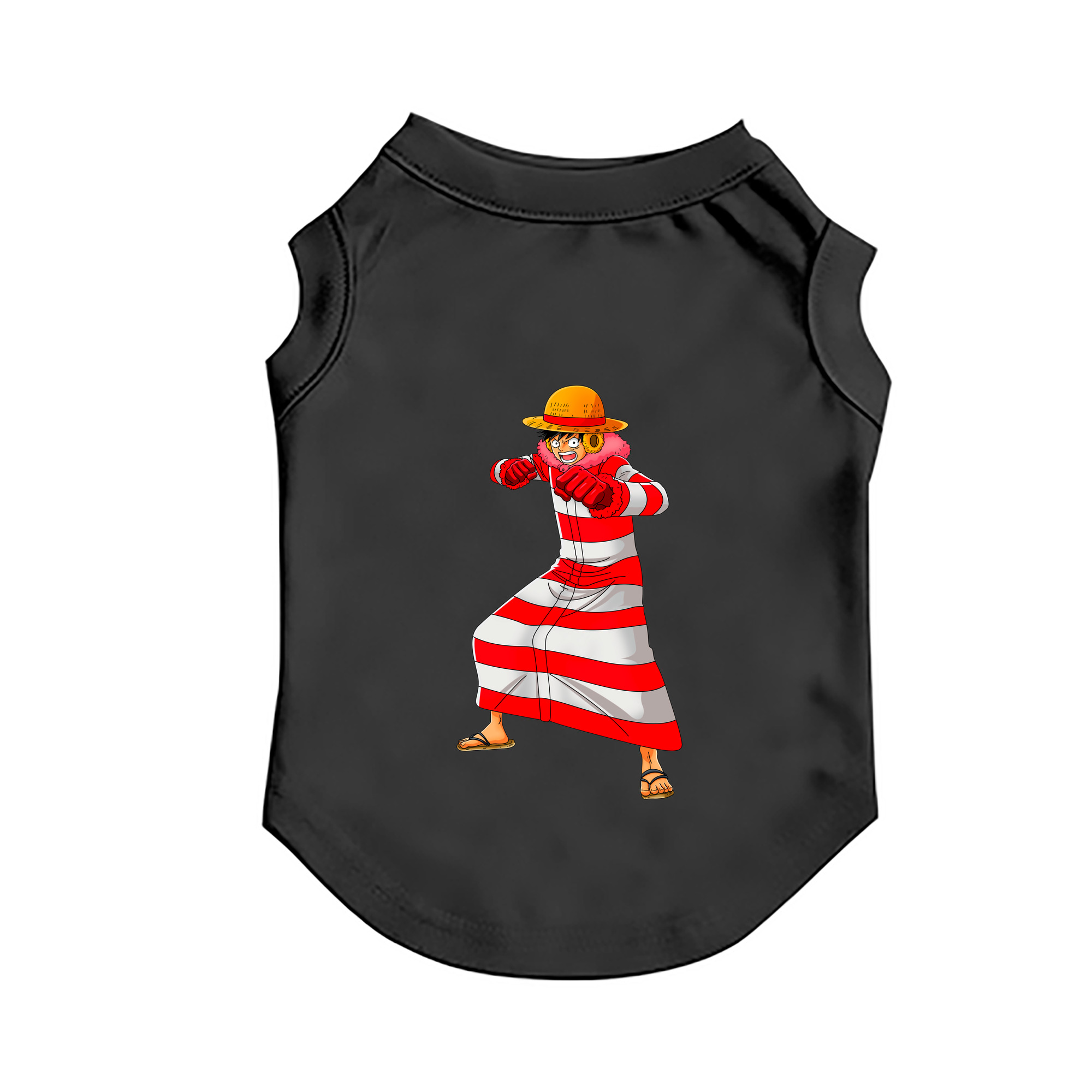 （画像用） ワンピース モンキー・D・ルフィ ONE PIECE Monkey D. Luffy ペット用ベスト