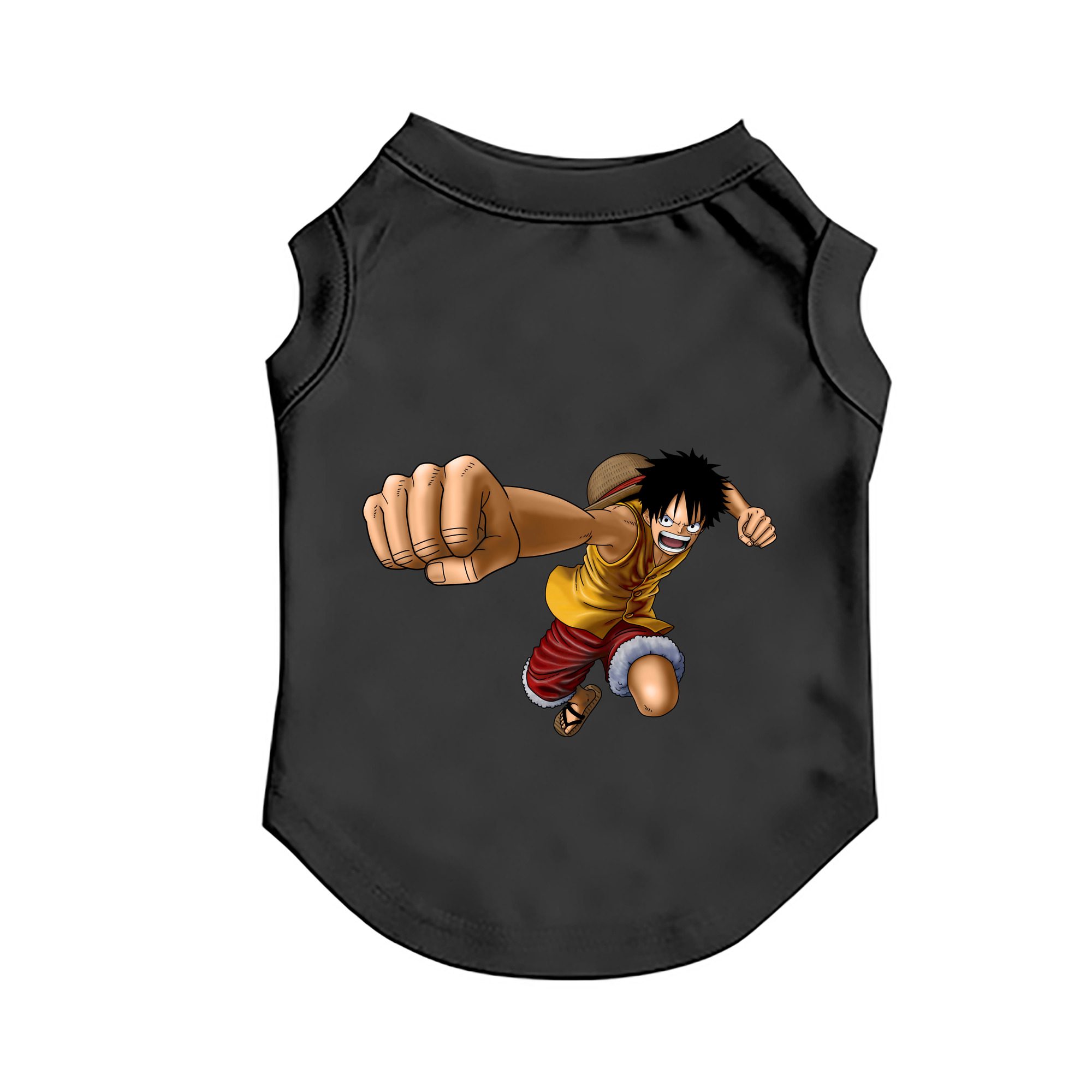 （画像用） ワンピース モンキー・D・ルフィ ONE PIECE Monkey D. Luffy ペット用ベスト