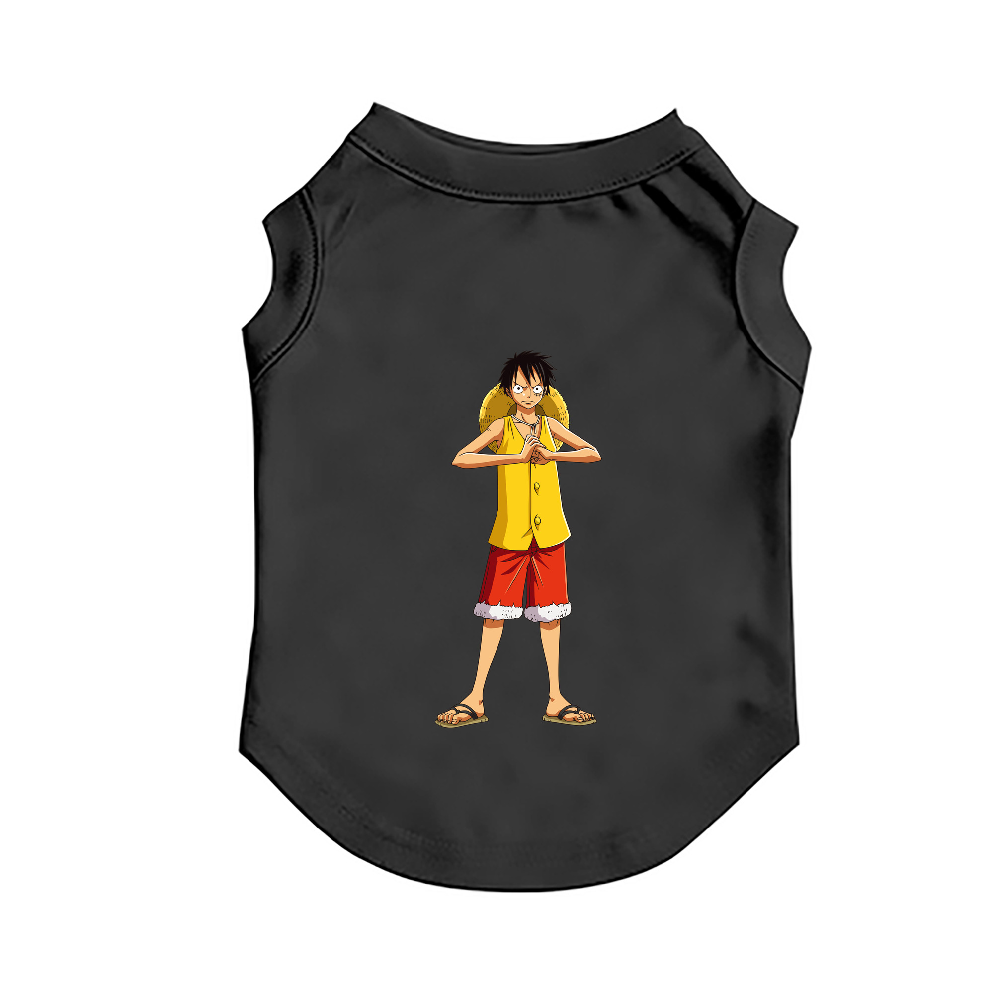 （画像用） ワンピース モンキー・D・ルフィ ONE PIECE Monkey D. Luffy ペット用ベスト