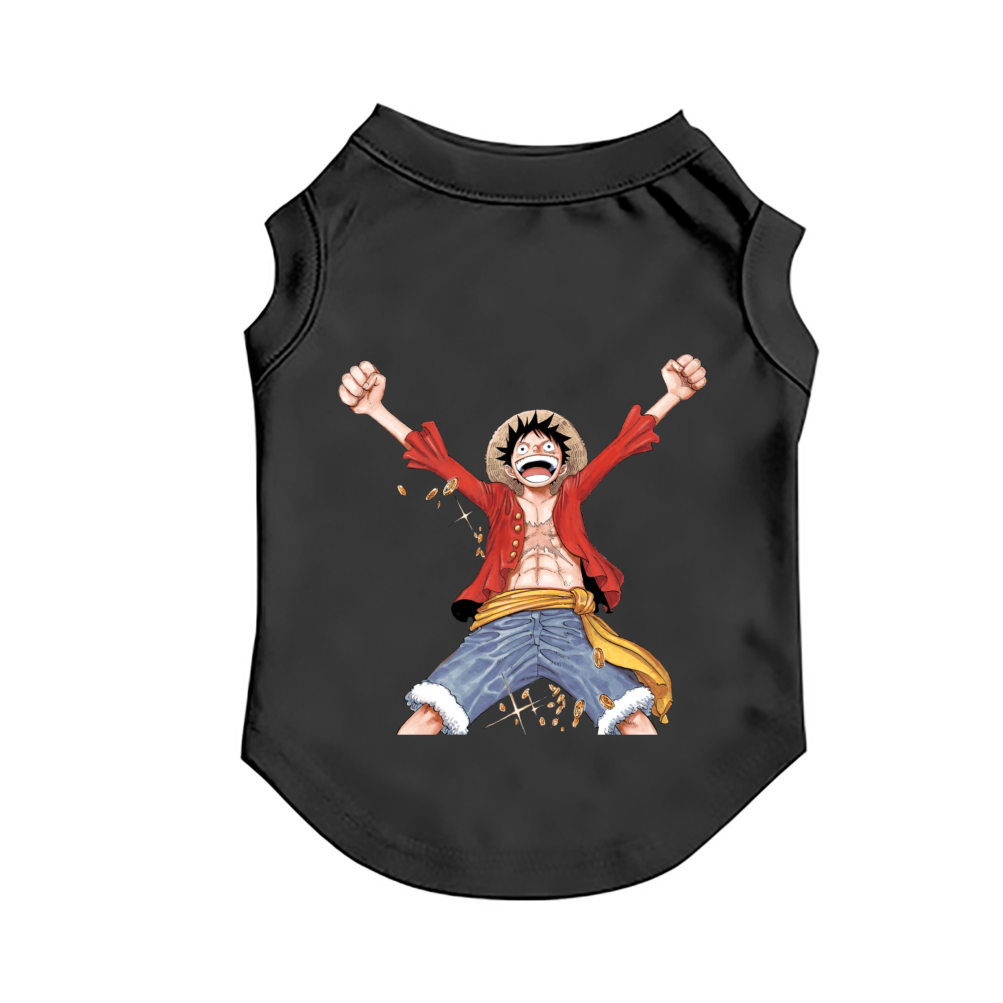 （画像用） ワンピース モンキー・D・ルフィ ONE PIECE Monkey D. Luffy ペット用ベスト