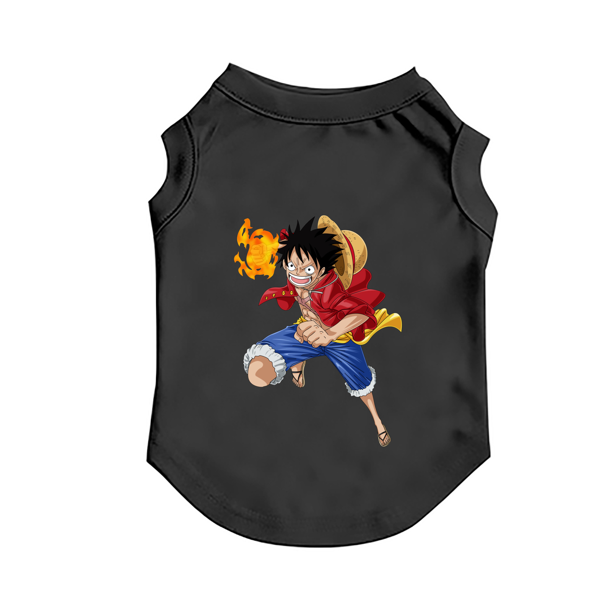 （画像用） ワンピース モンキー・D・ルフィ ONE PIECE Monkey D. Luffy ペット用ベスト