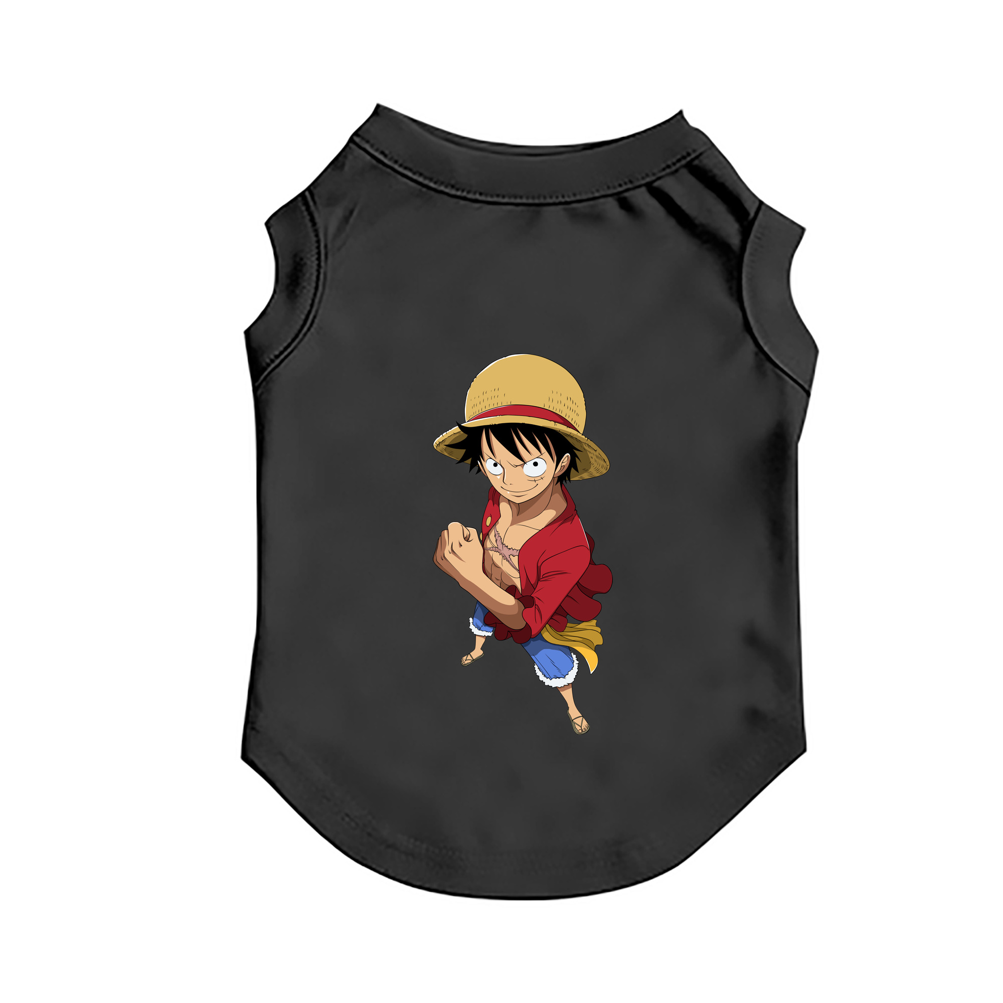（画像用） ワンピース モンキー・D・ルフィ ONE PIECE Monkey D. Luffy ペット用ベスト