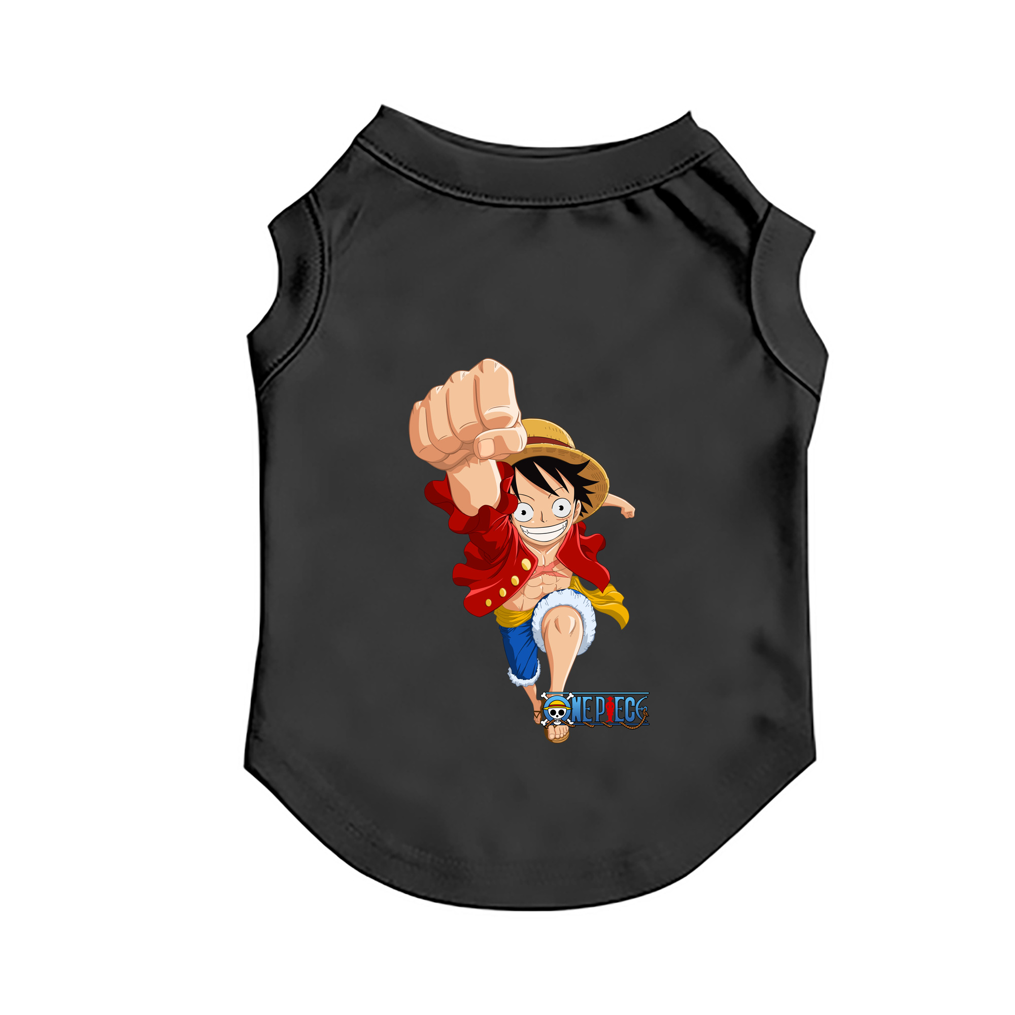 （画像用） ワンピース モンキー・D・ルフィ ONE PIECE Monkey D. Luffy ペット用ベスト