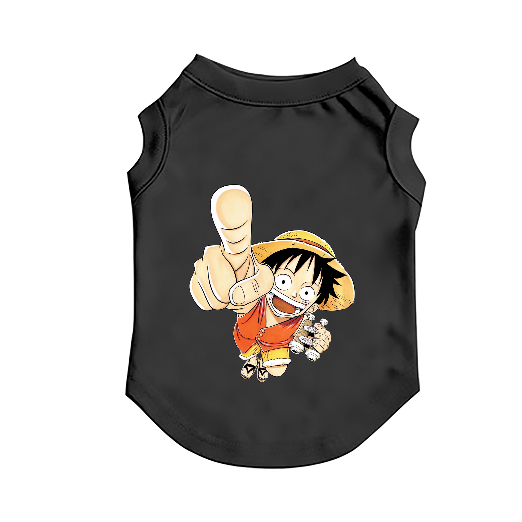 （画像用） ワンピース モンキー・D・ルフィ ONE PIECE Monkey D. Luffy ペット用ベスト