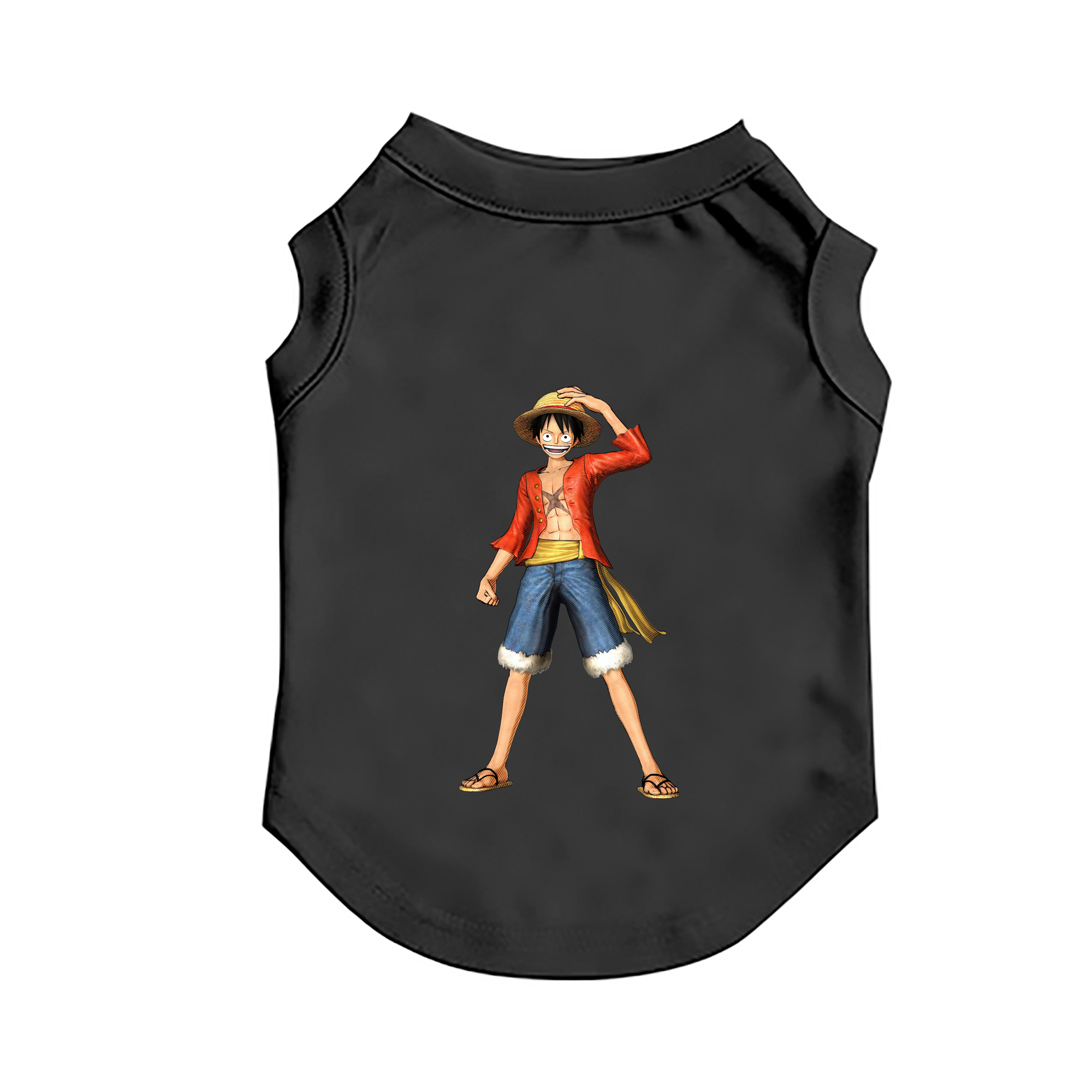 （画像用） ワンピース モンキー・D・ルフィ ONE PIECE Monkey D. Luffy ペット用ベスト