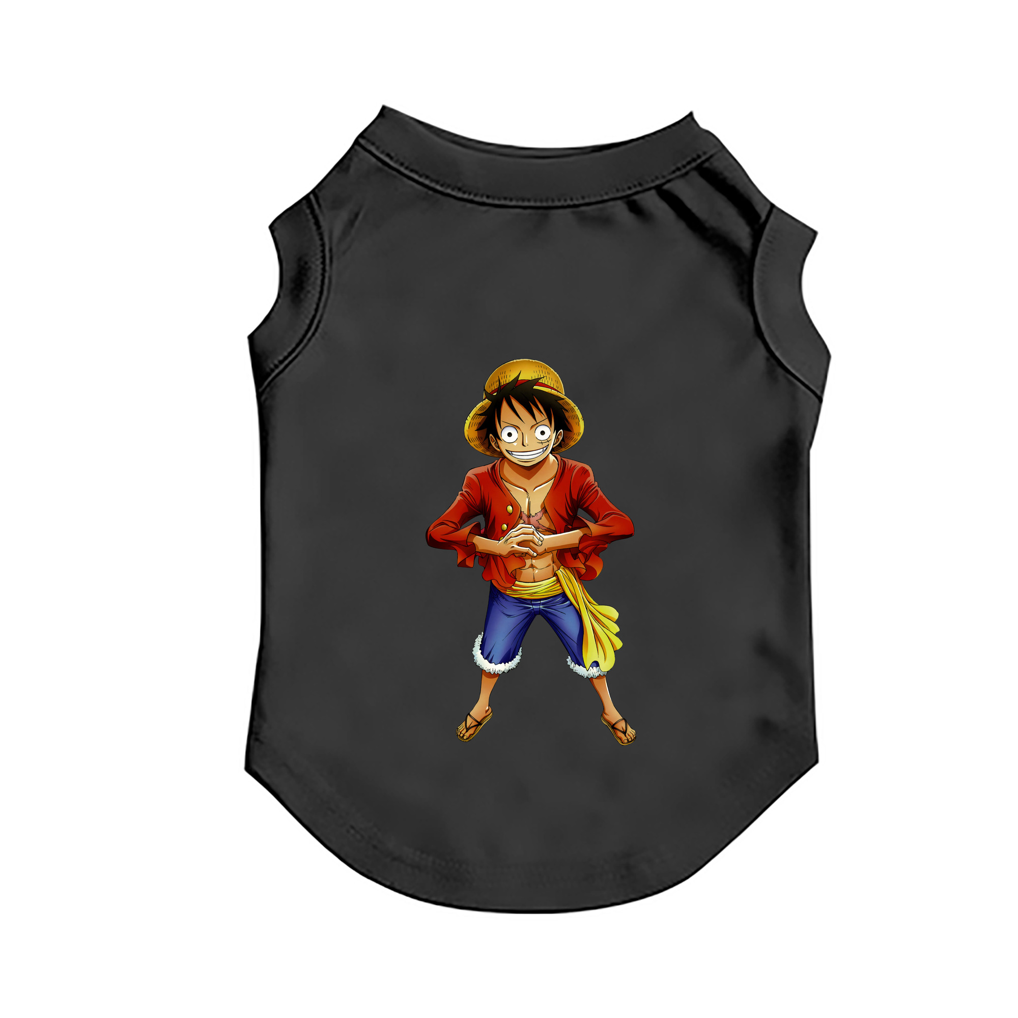 （画像用） ワンピース モンキー・D・ルフィ ONE PIECE Monkey D. Luffy ペット用ベスト