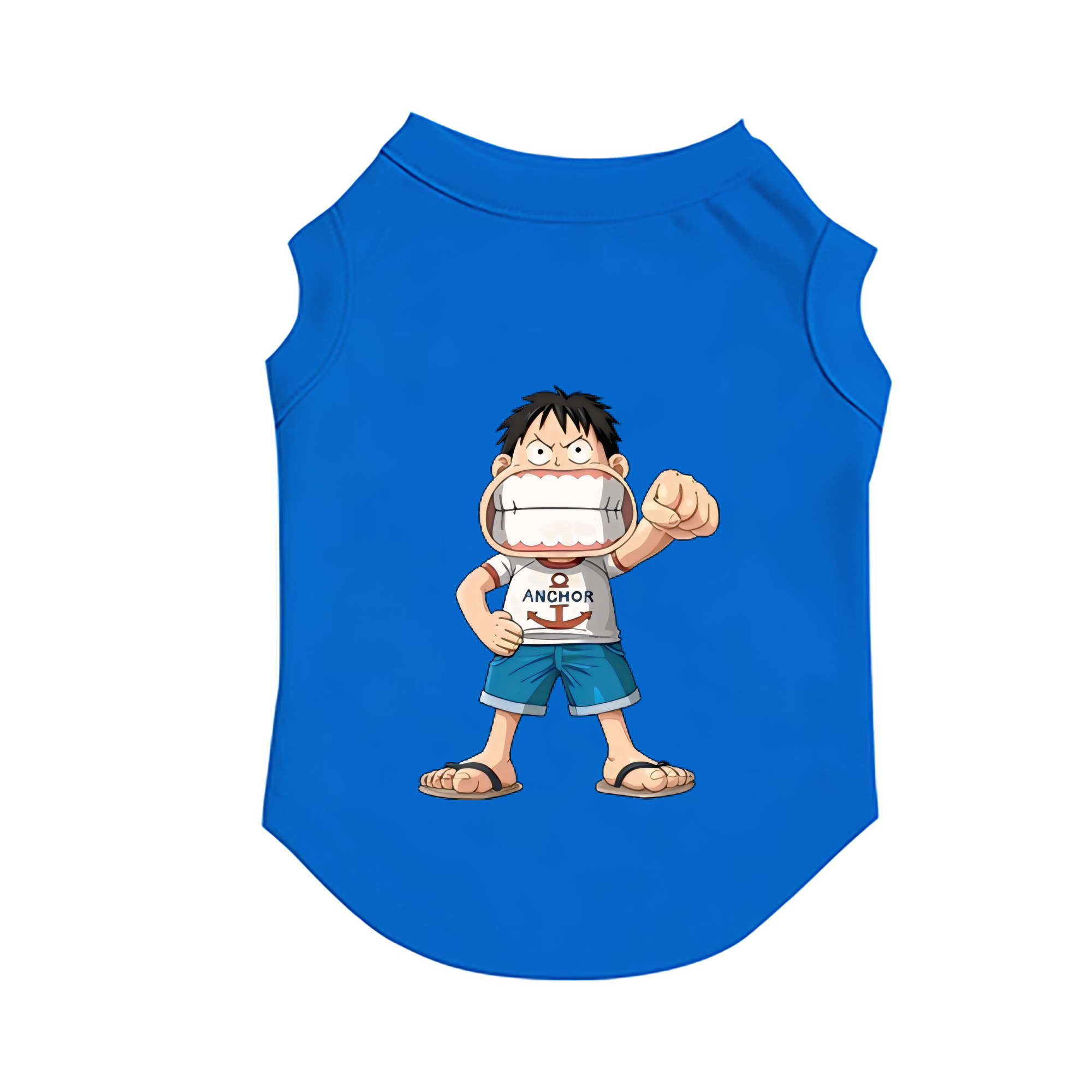 （画像用） ワンピース モンキー・D・ルフィ ONE PIECE Monkey D. Luffy ペット用ベスト