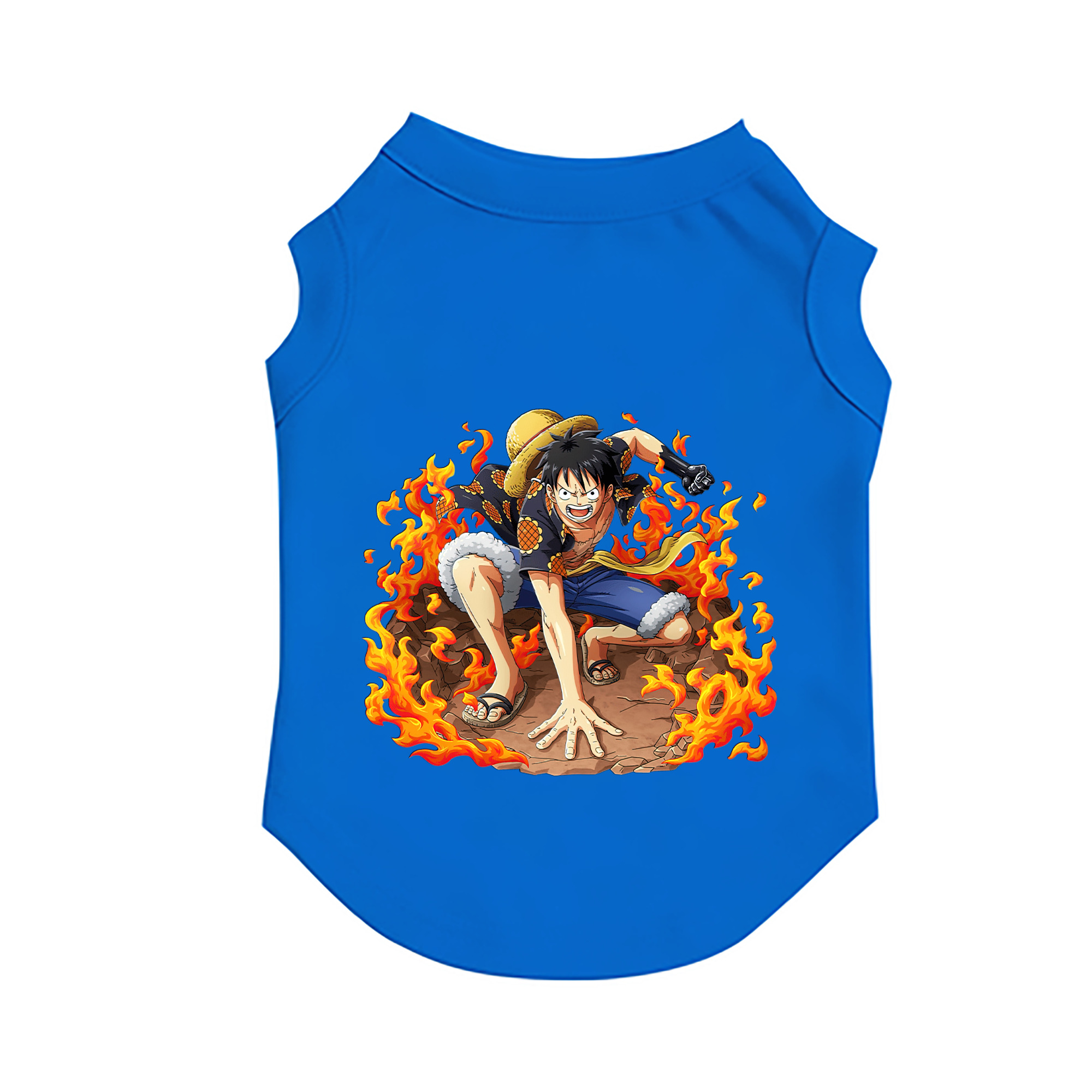 （画像用） ワンピース モンキー・D・ルフィ ONE PIECE Monkey D. Luffy ペット用ベスト