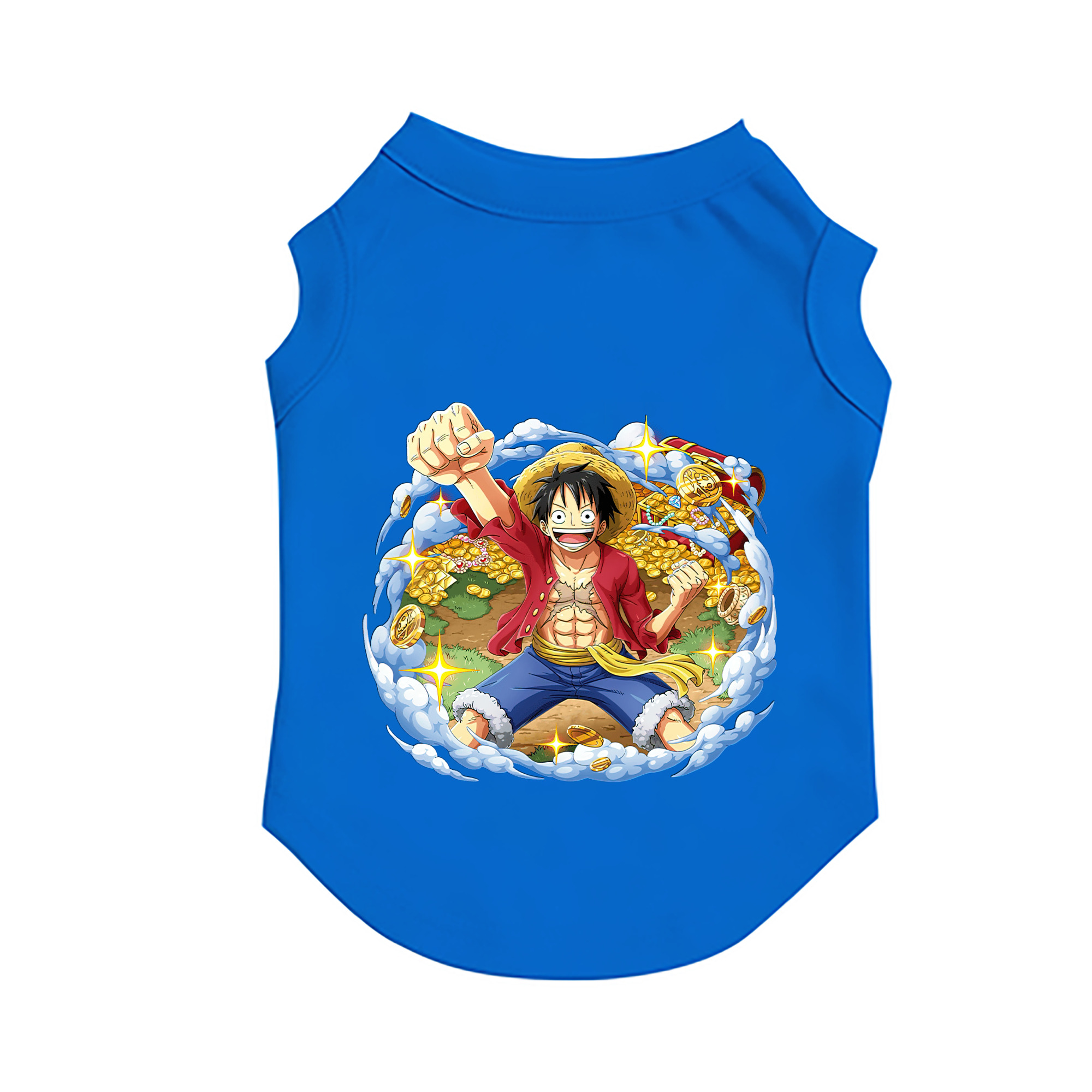（画像用） ワンピース モンキー・D・ルフィ ONE PIECE Monkey D. Luffy ペット用ベスト