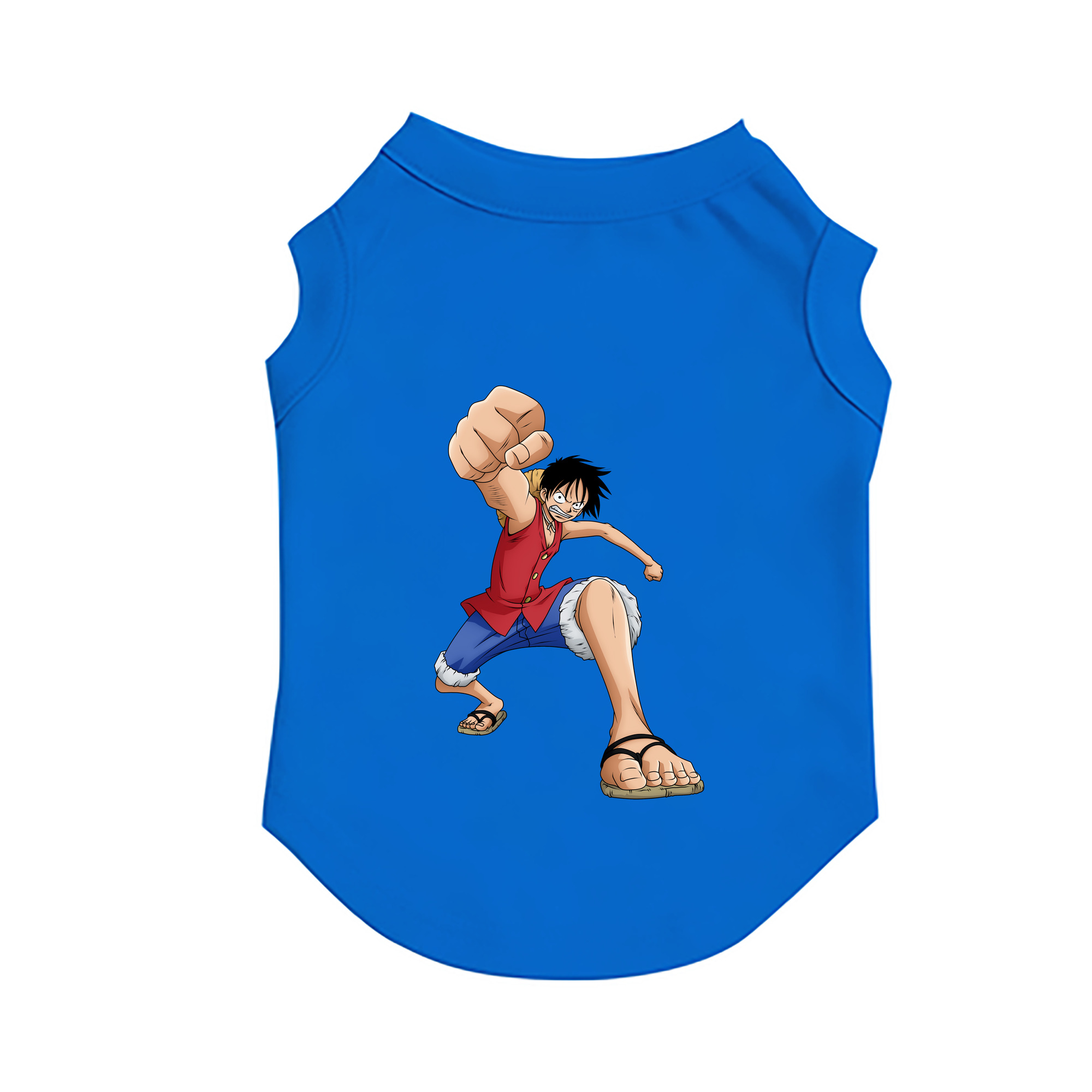 （画像用） ワンピース モンキー・D・ルフィ ONE PIECE Monkey D. Luffy ペット用ベスト