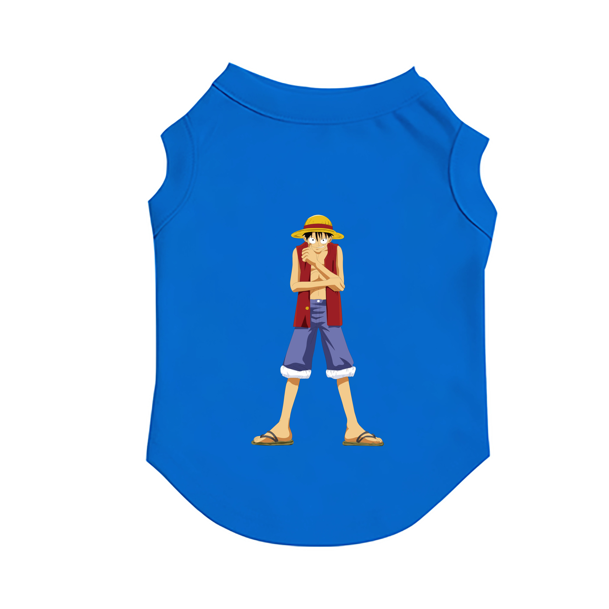 （画像用） ワンピース モンキー・D・ルフィ ONE PIECE Monkey D. Luffy ペット用ベスト