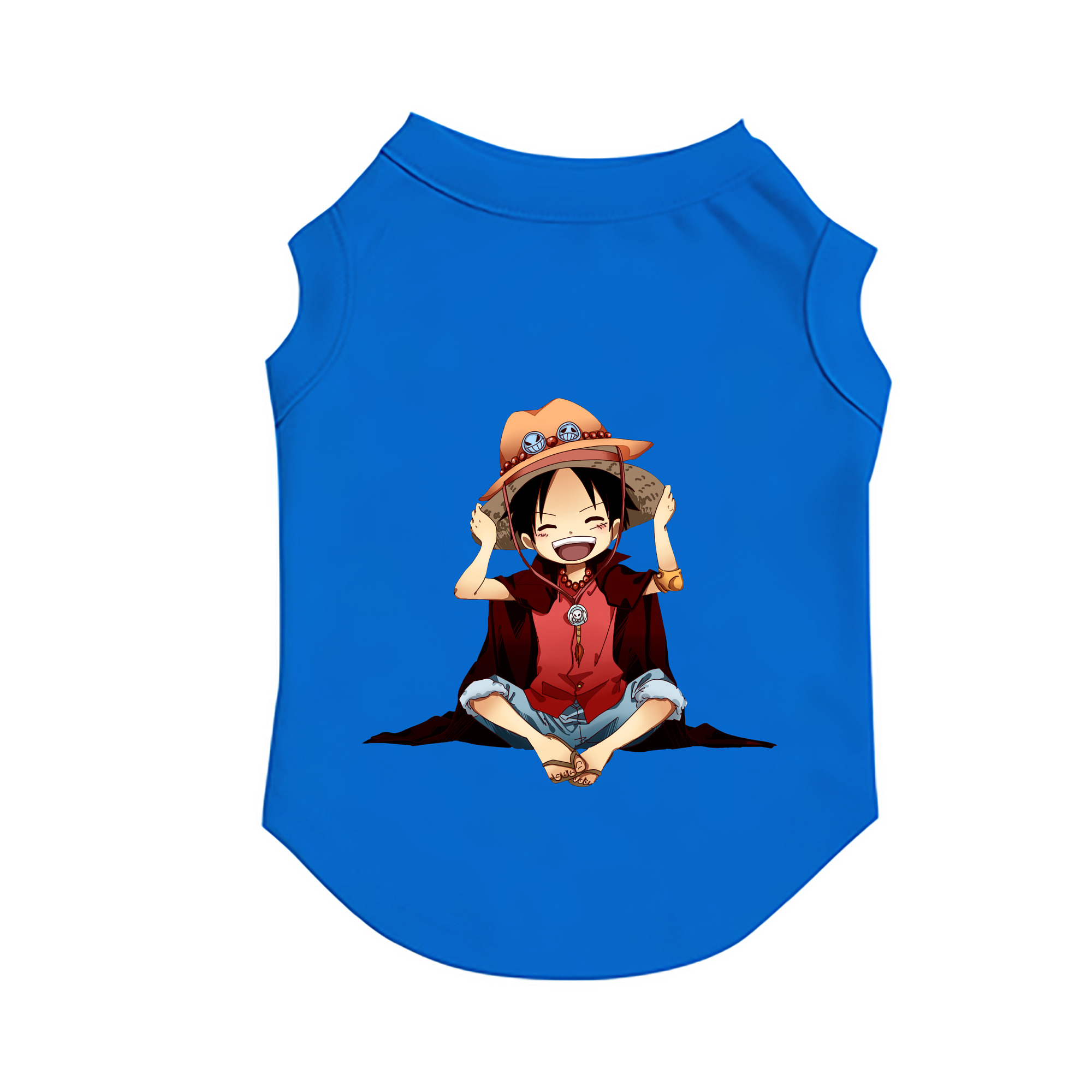 （画像用） ワンピース モンキー・D・ルフィ ONE PIECE Monkey D. Luffy ペット用ベスト