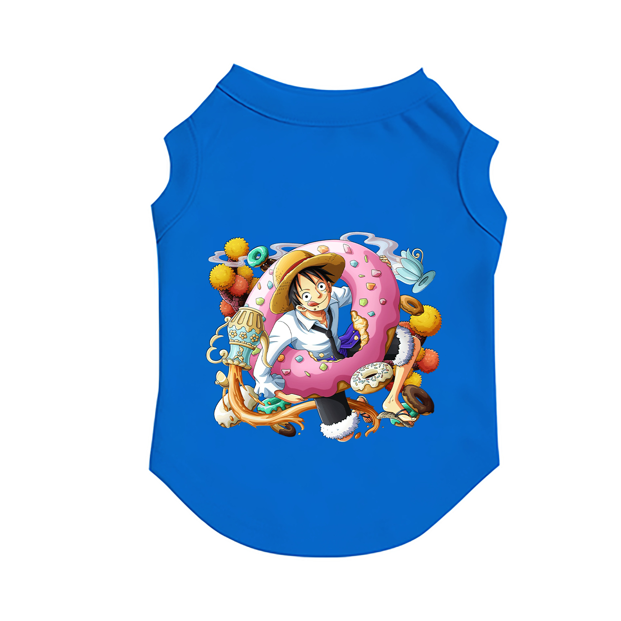 （画像用） ワンピース モンキー・D・ルフィ ONE PIECE Monkey D. Luffy ペット用ベスト