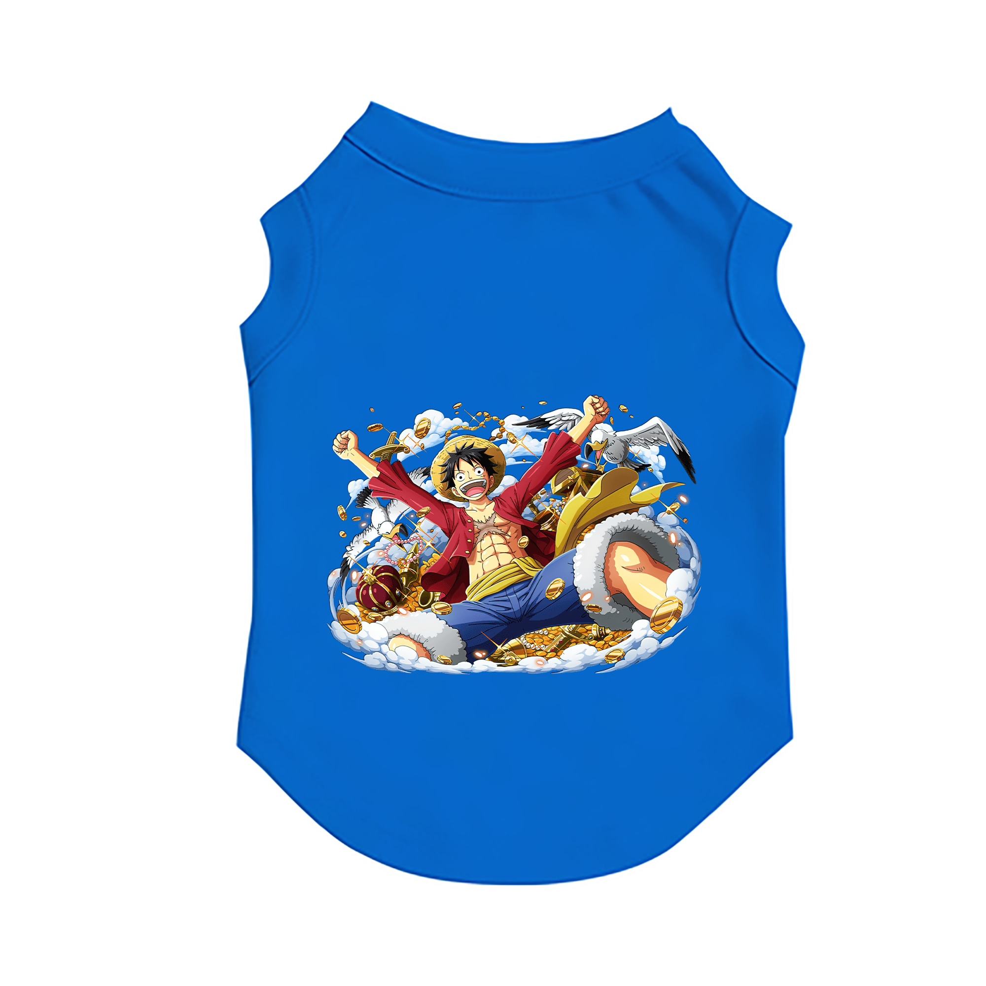（画像用） ワンピース モンキー・D・ルフィ ONE PIECE Monkey D. Luffy ペット用ベスト