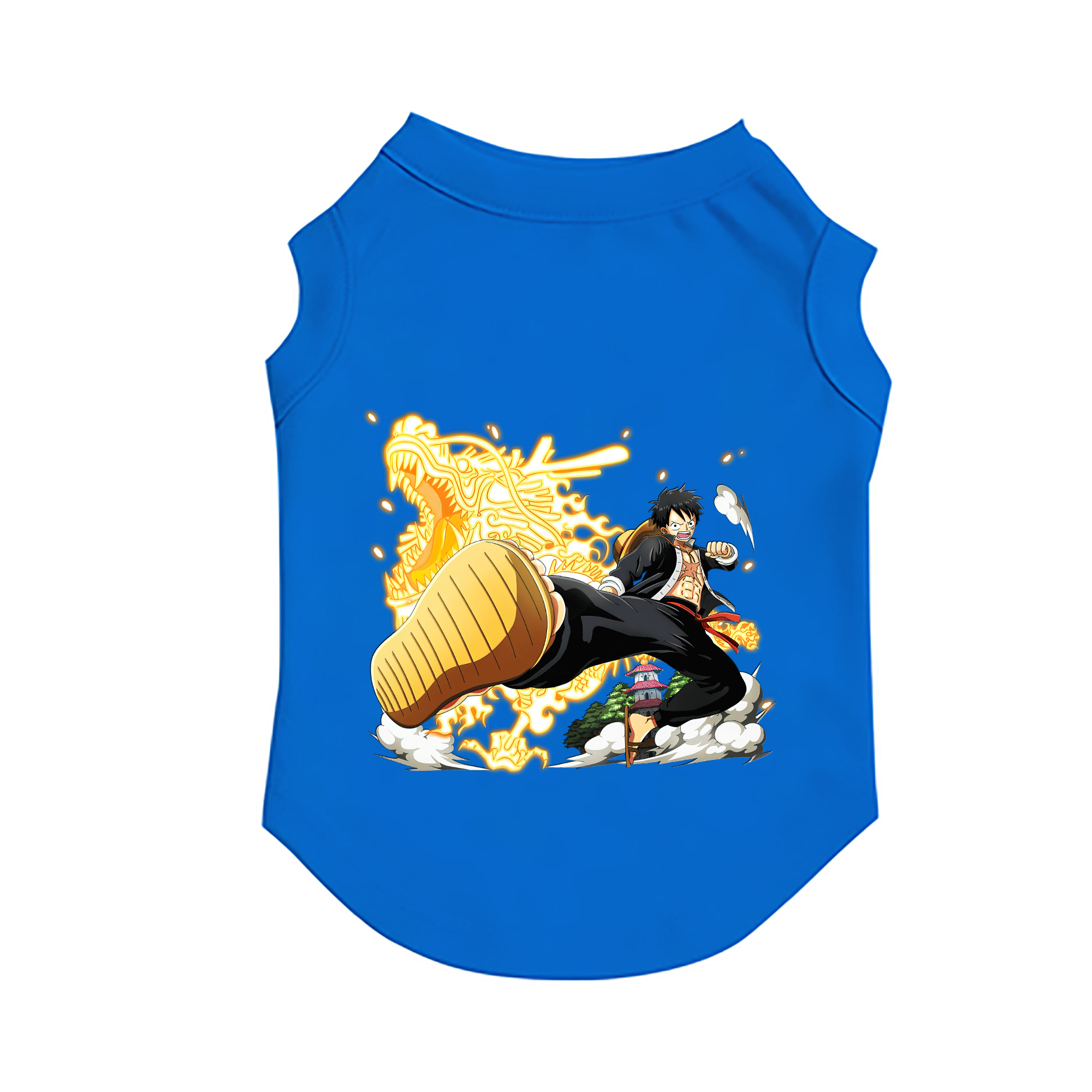 （画像用） ワンピース モンキー・D・ルフィ ONE PIECE Monkey D. Luffy ペット用ベスト
