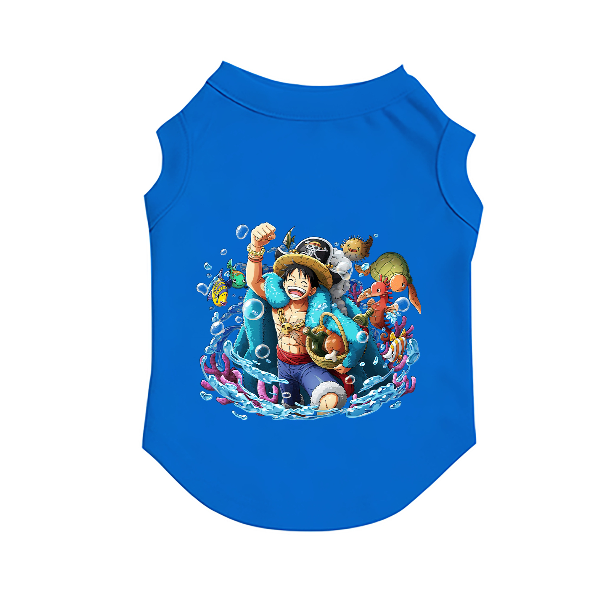 （画像用） ワンピース モンキー・D・ルフィ ONE PIECE Monkey D. Luffy ペット用ベスト