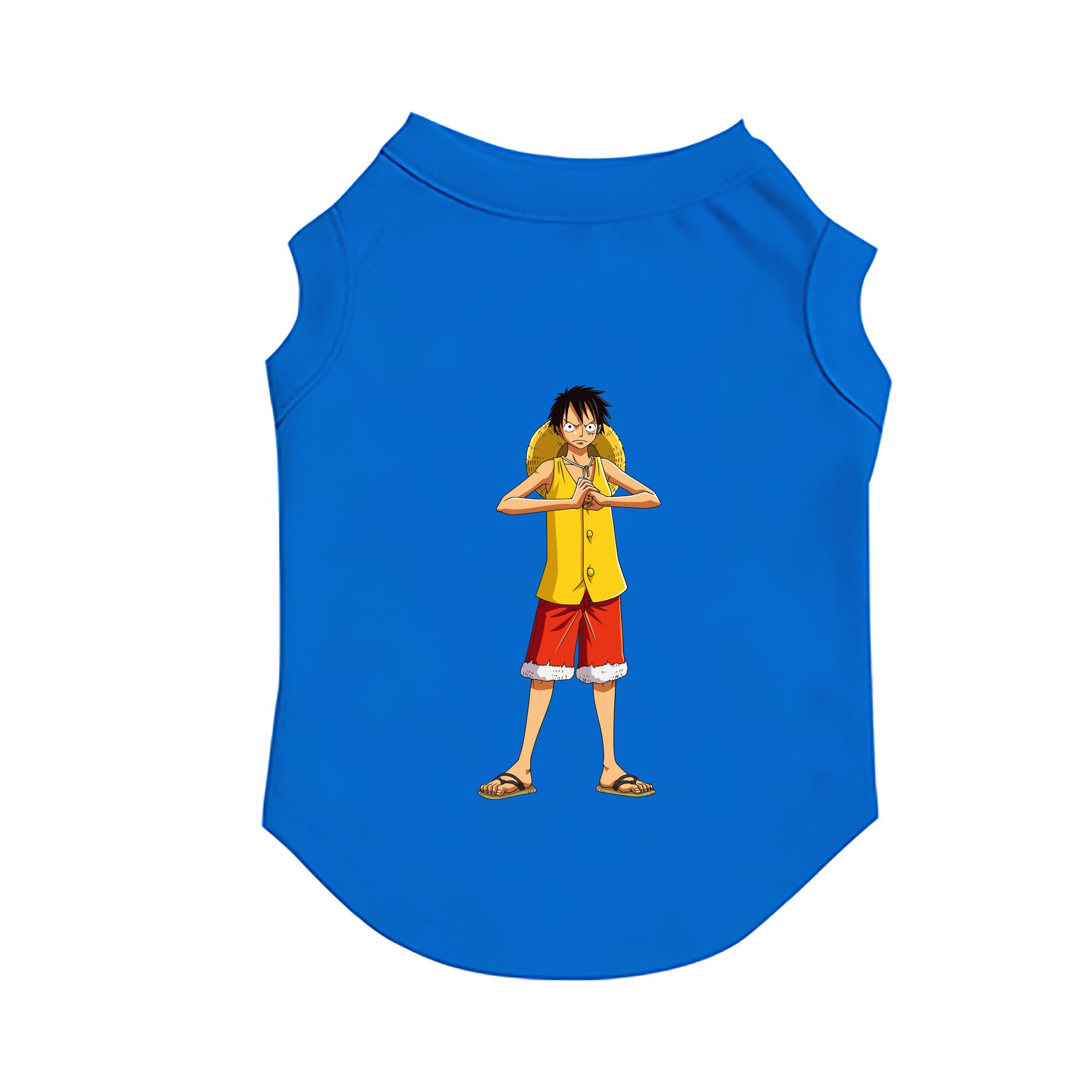 （画像用） ワンピース モンキー・D・ルフィ ONE PIECE Monkey D. Luffy ペット用ベスト