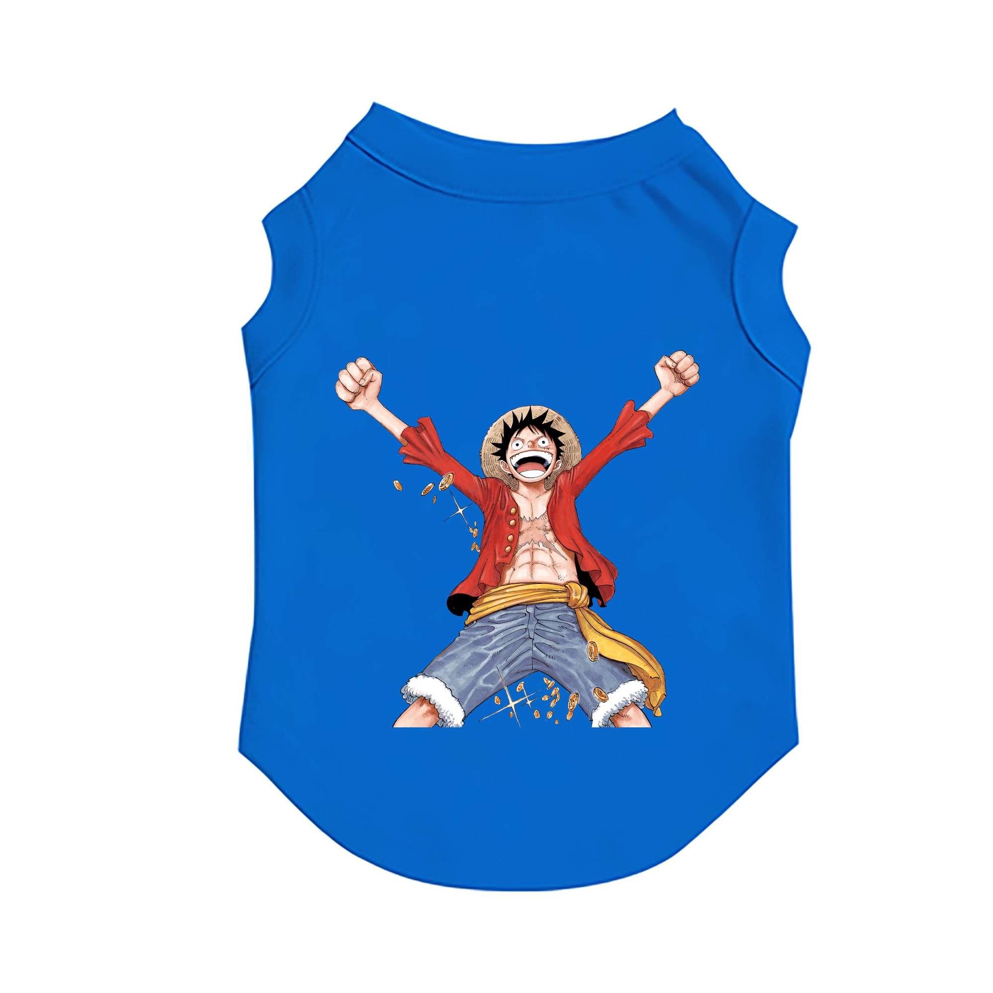 （画像用） ワンピース モンキー・D・ルフィ ONE PIECE Monkey D. Luffy ペット用ベスト