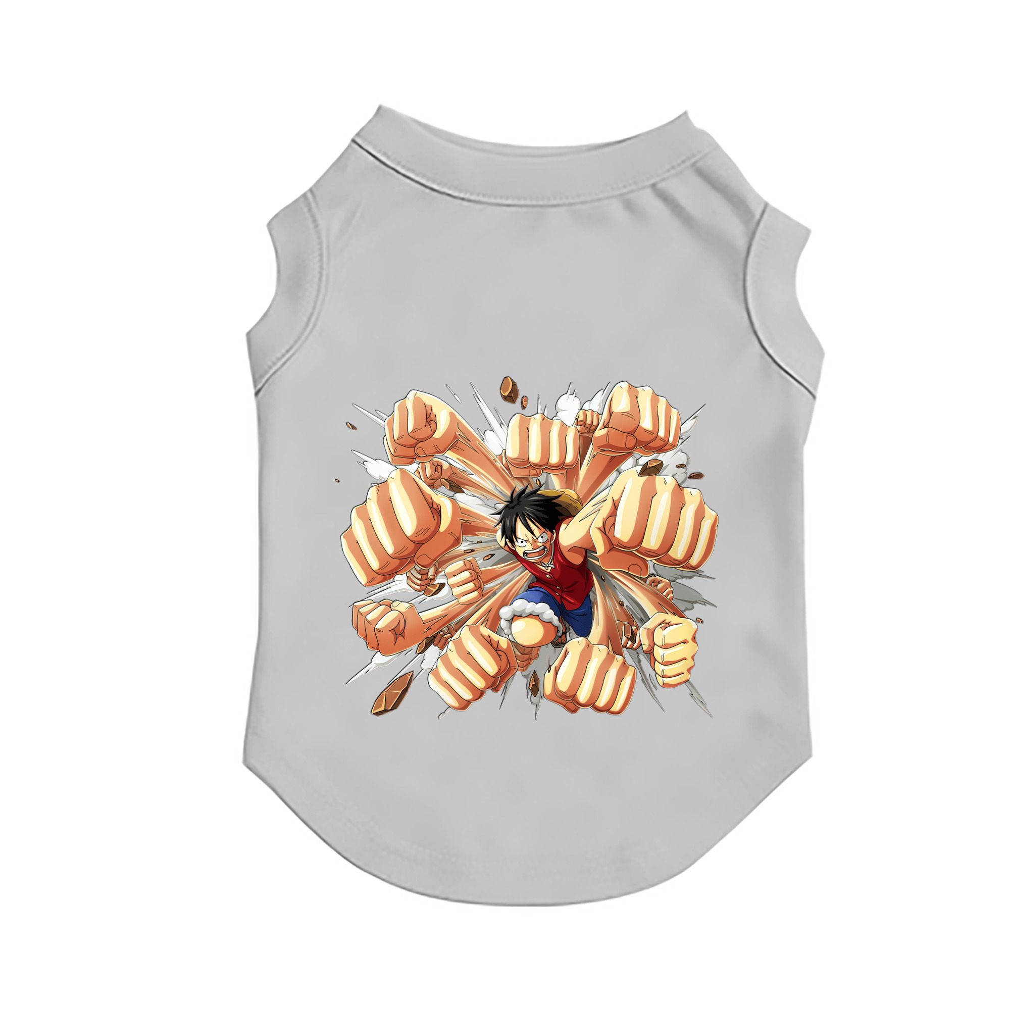 （画像用） ワンピース モンキー・D・ルフィ ONE PIECE Monkey D. Luffy ペット用ベスト