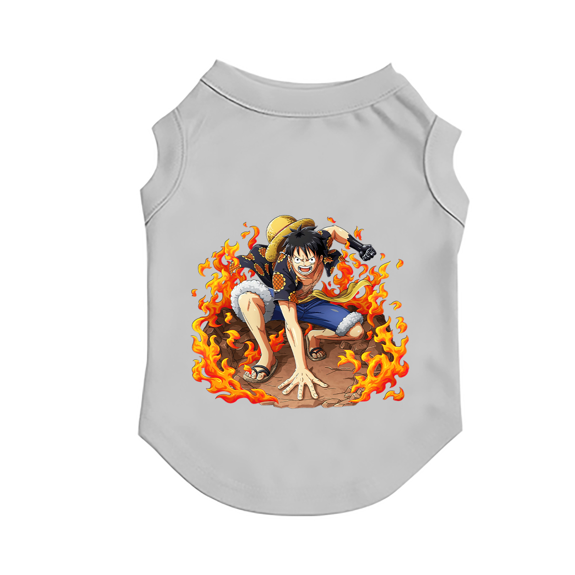 （画像用） ワンピース モンキー・D・ルフィ ONE PIECE Monkey D. Luffy ペット用ベスト
