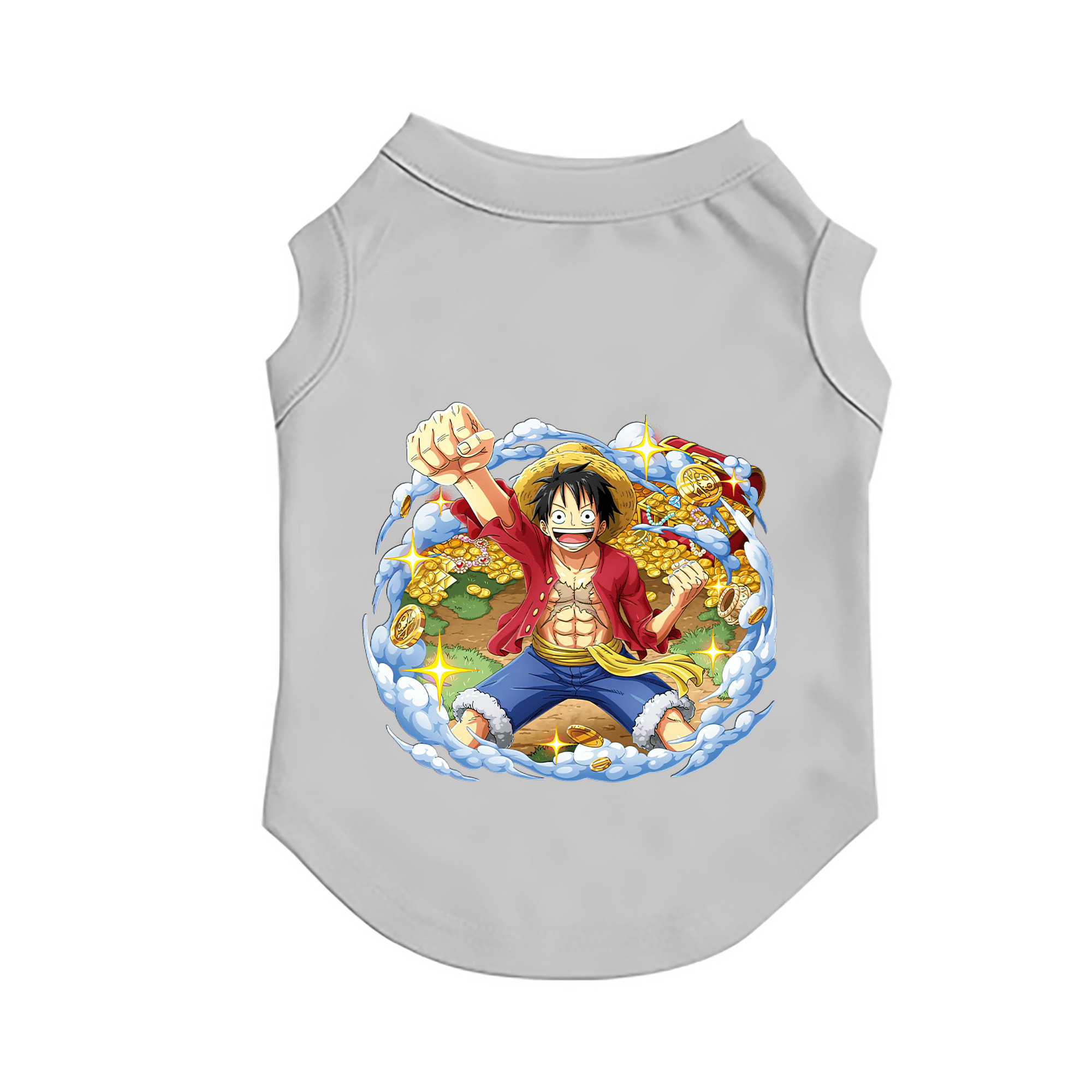 （画像用） ワンピース モンキー・D・ルフィ ONE PIECE Monkey D. Luffy ペット用ベスト