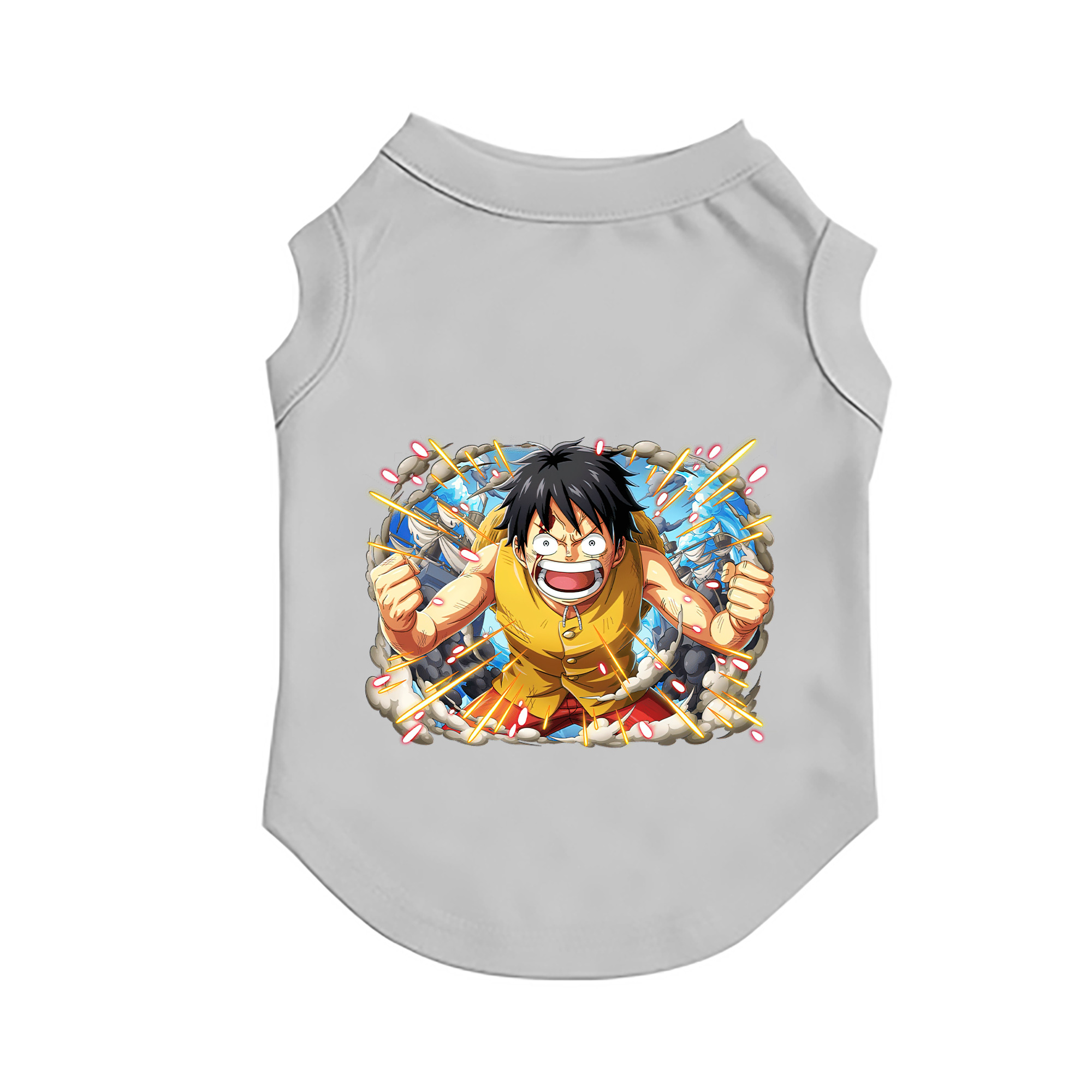 （画像用） ワンピース モンキー・D・ルフィ ONE PIECE Monkey D. Luffy ペット用ベスト