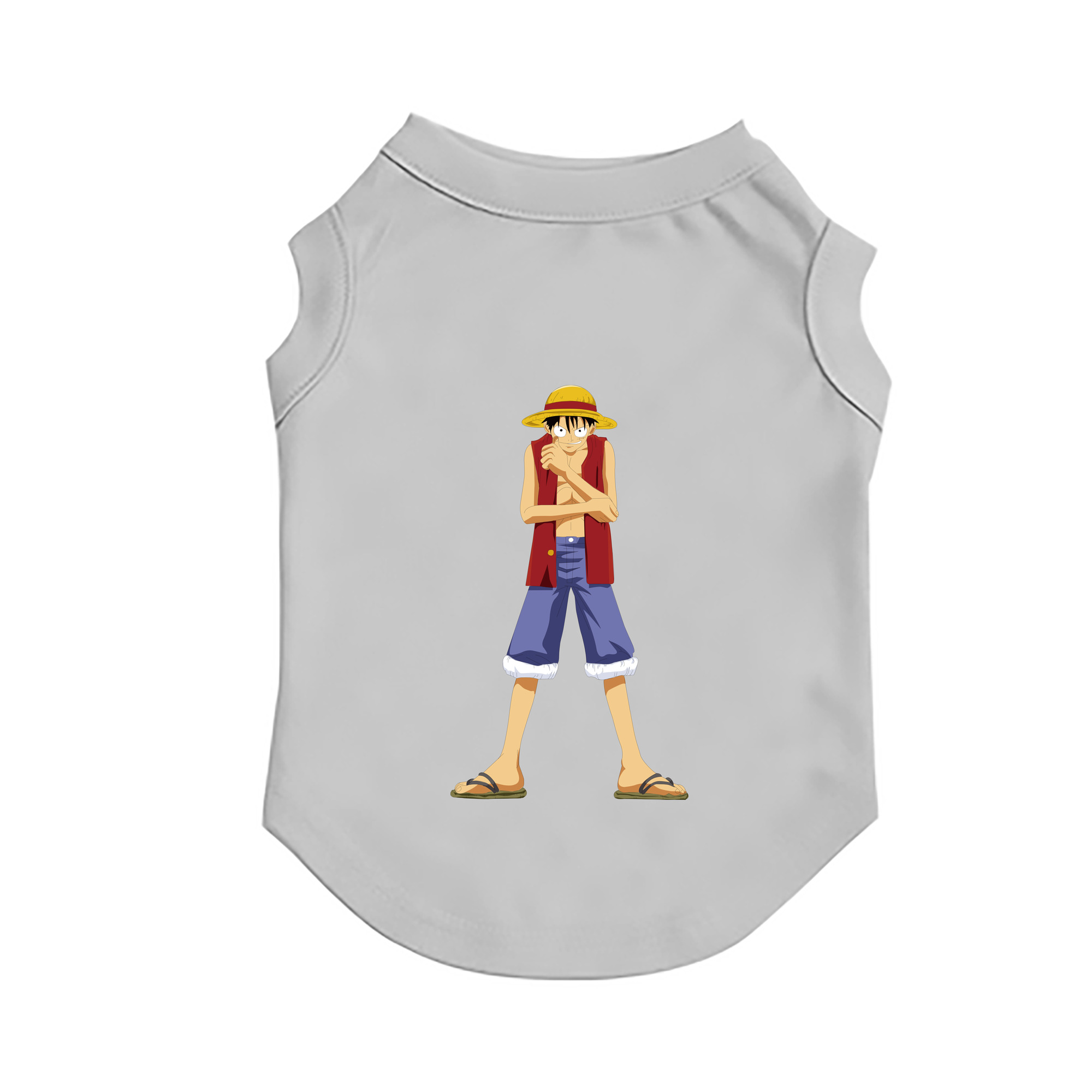 （画像用） ワンピース モンキー・D・ルフィ ONE PIECE Monkey D. Luffy ペット用ベスト