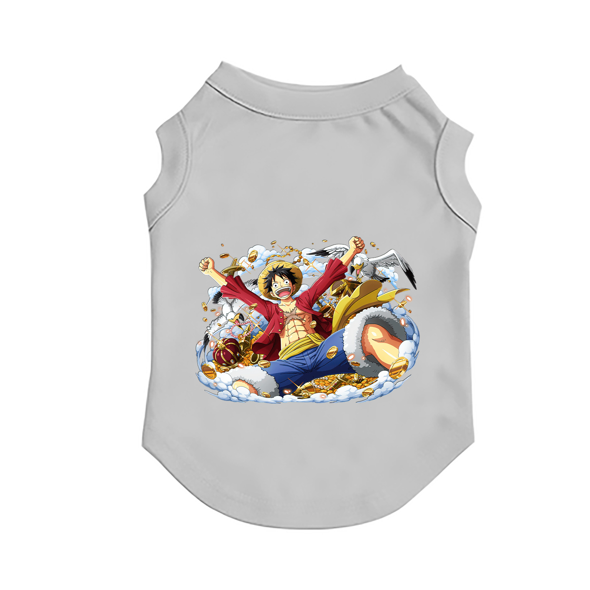 （画像用） ワンピース モンキー・D・ルフィ ONE PIECE Monkey D. Luffy ペット用ベスト