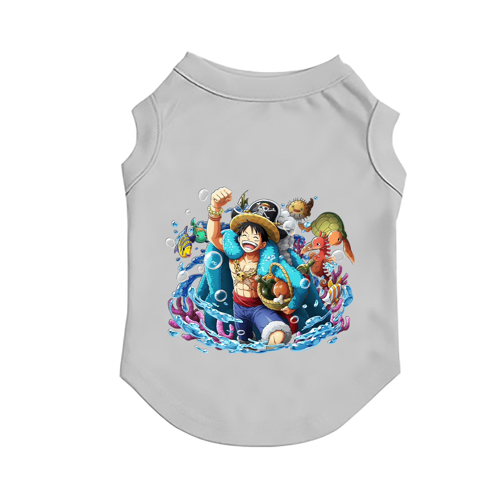 （画像用） ワンピース モンキー・D・ルフィ ONE PIECE Monkey D. Luffy ペット用ベスト