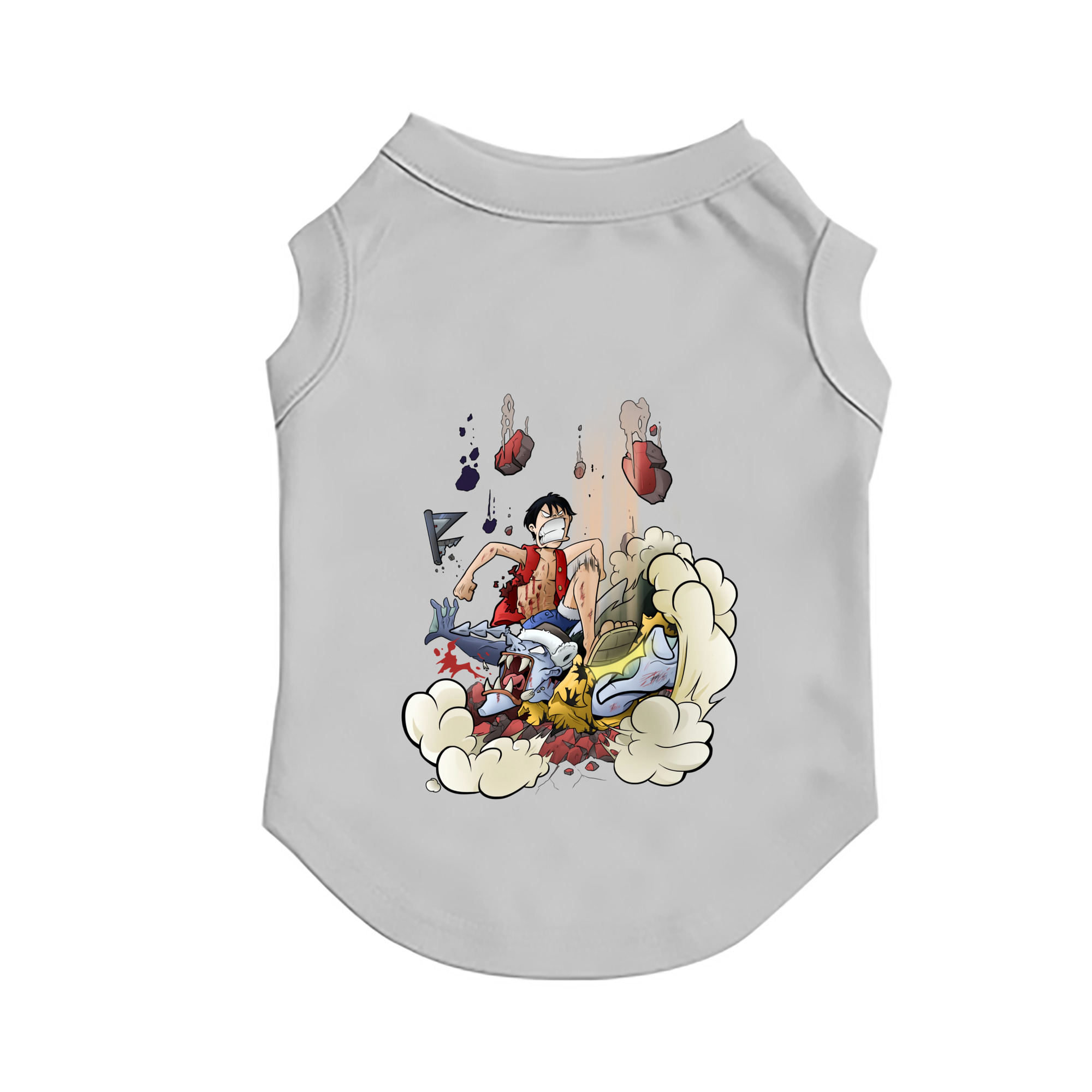 （画像用） ワンピース モンキー・D・ルフィ ONE PIECE Monkey D. Luffy ペット用ベスト