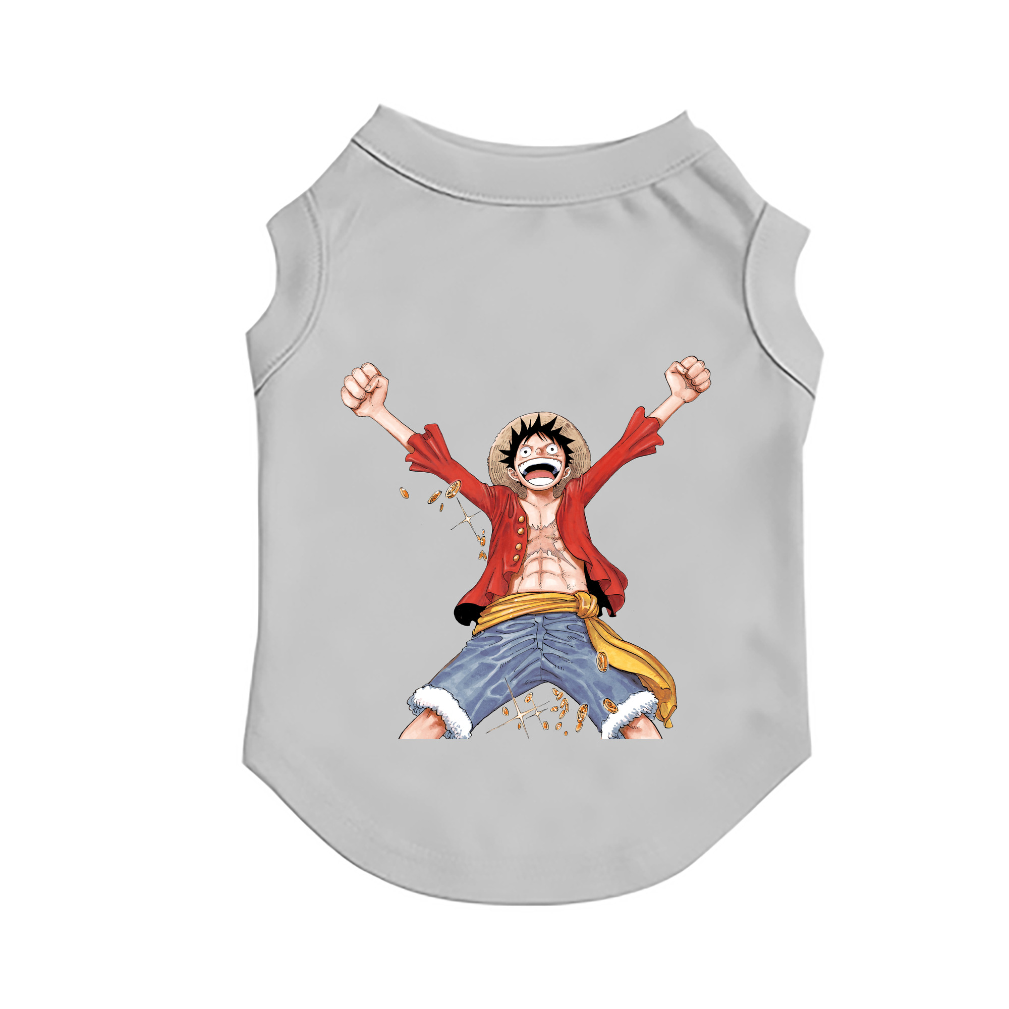 （画像用） ワンピース モンキー・D・ルフィ ONE PIECE Monkey D. Luffy ペット用ベスト