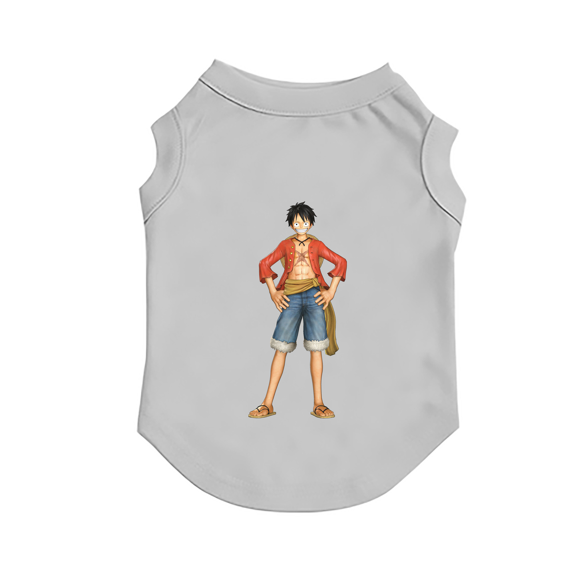 （画像用） ワンピース モンキー・D・ルフィ ONE PIECE Monkey D. Luffy ペット用ベスト