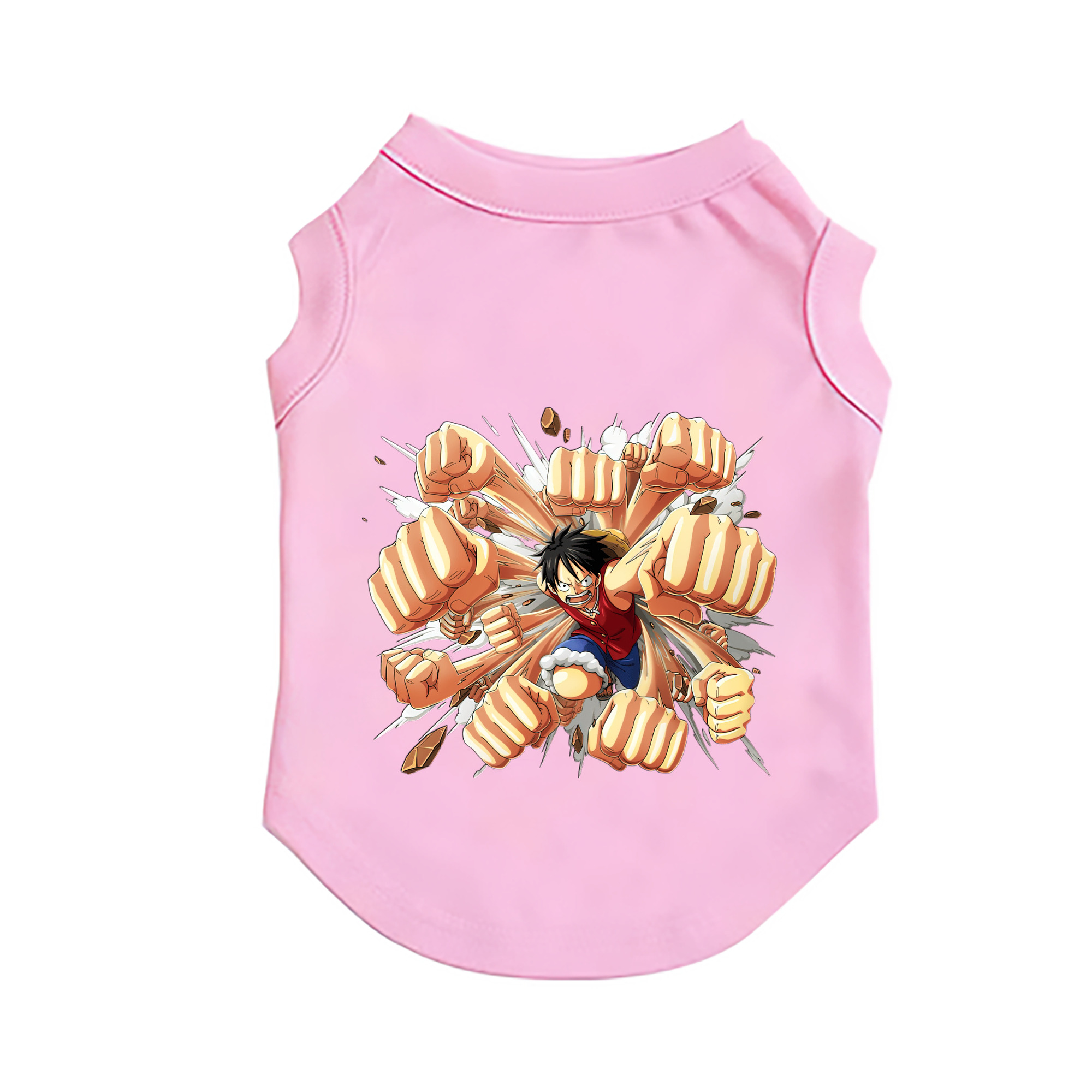 （画像用） ワンピース モンキー・D・ルフィ ONE PIECE Monkey D. Luffy ペット用ベスト