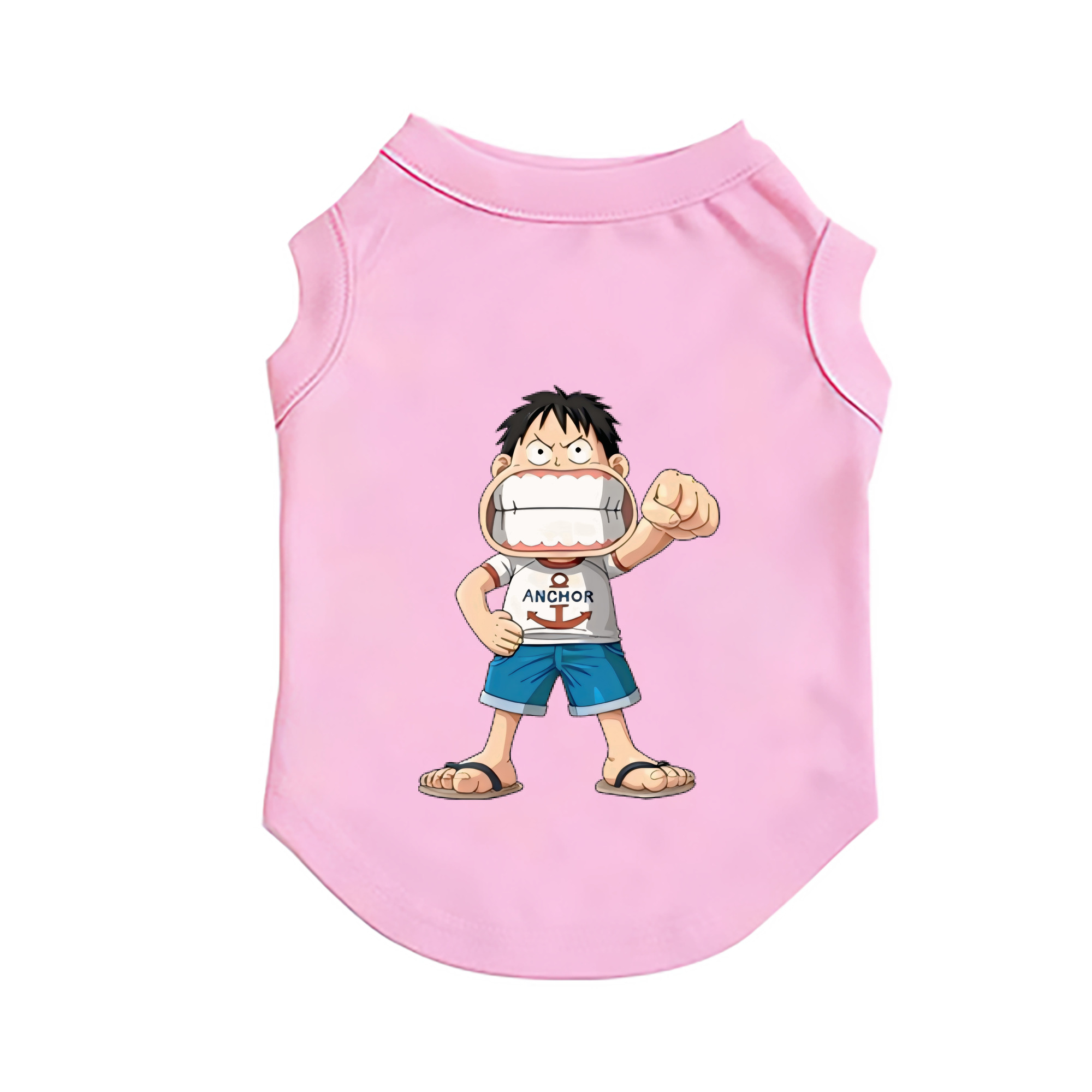 （画像用） ワンピース モンキー・D・ルフィ ONE PIECE Monkey D. Luffy ペット用ベスト