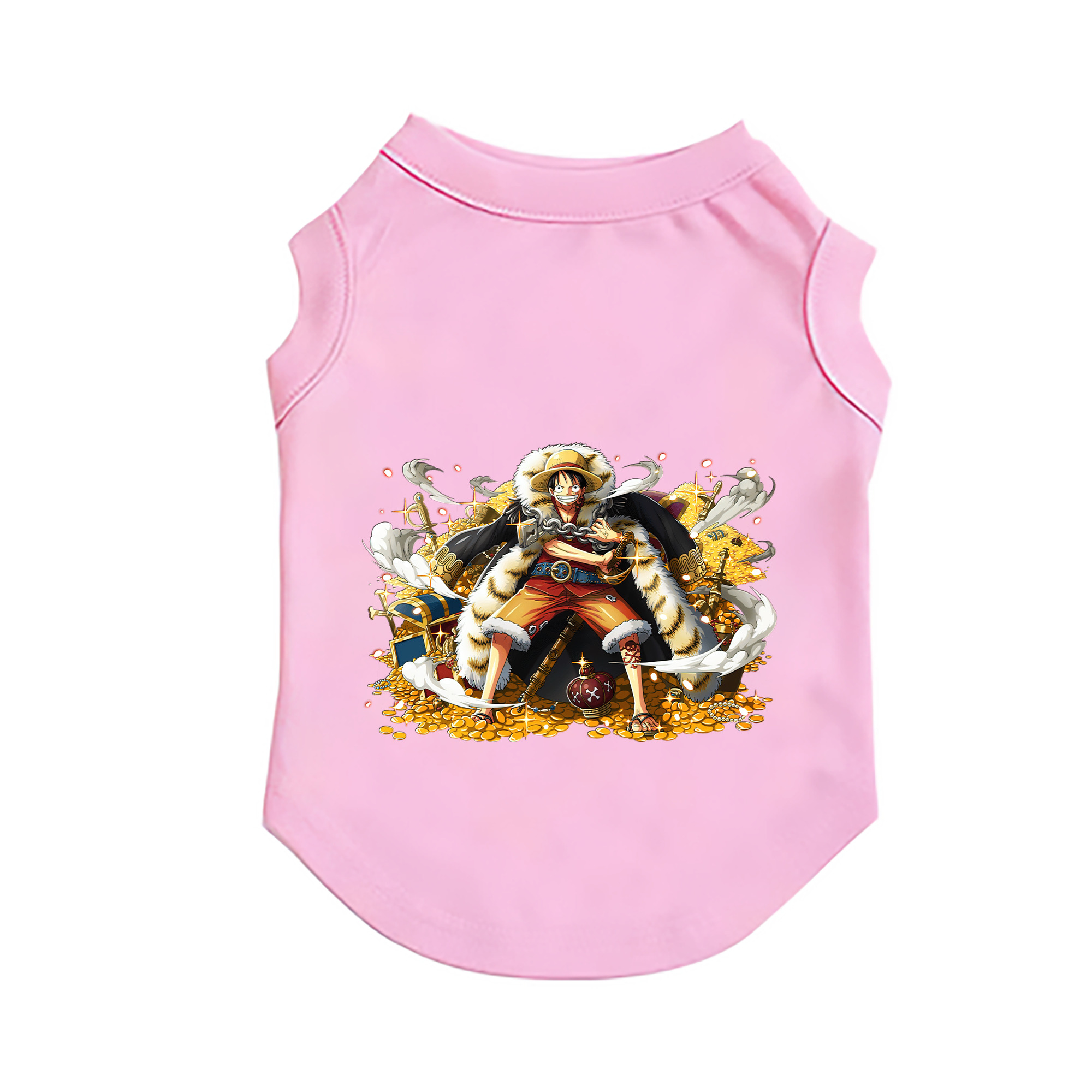 （画像用） ワンピース モンキー・D・ルフィ ONE PIECE Monkey D. Luffy ペット用ベスト