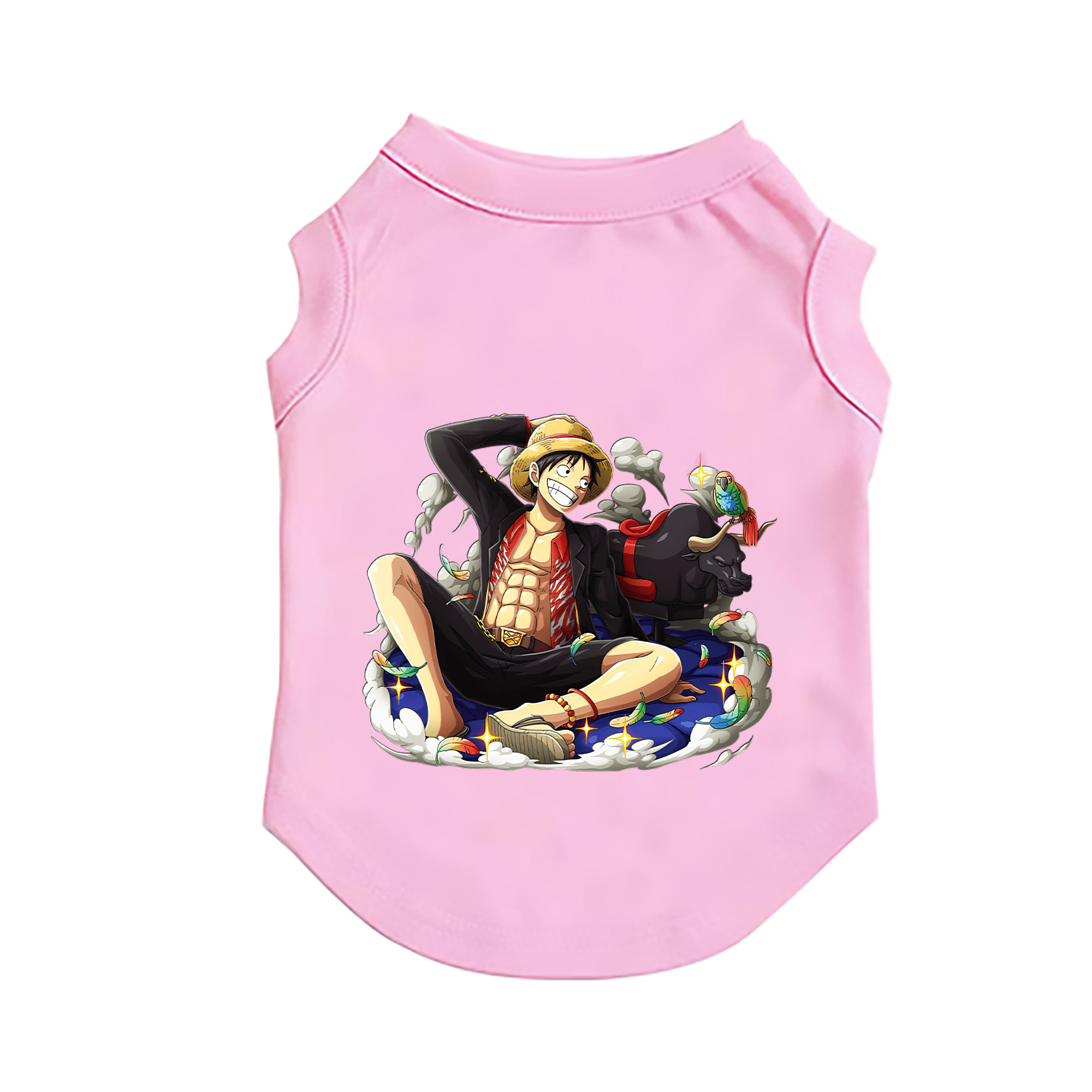（画像用） ワンピース モンキー・D・ルフィ ONE PIECE Monkey D. Luffy ペット用ベスト