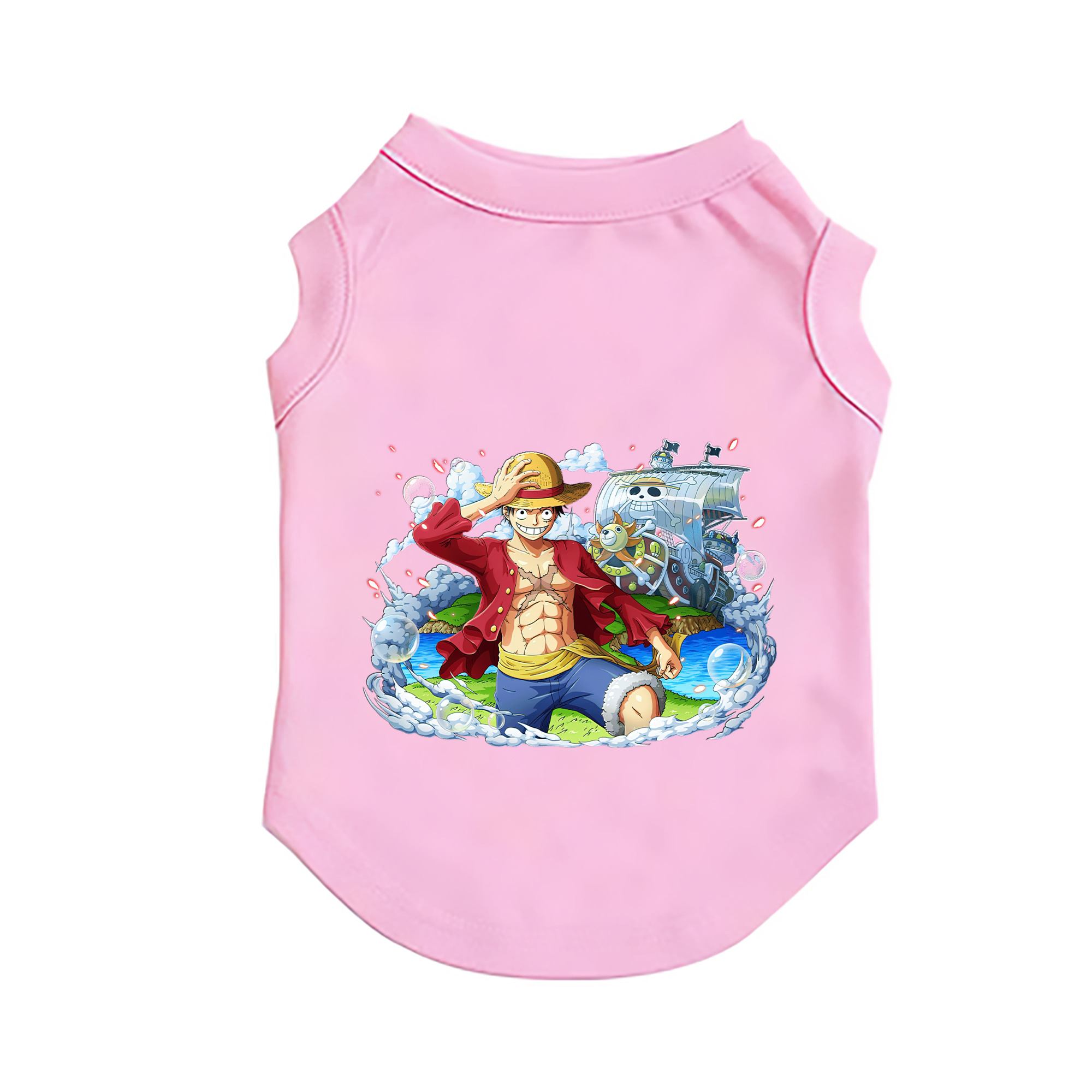 （画像用） ワンピース モンキー・D・ルフィ ONE PIECE Monkey D. Luffy ペット用ベスト