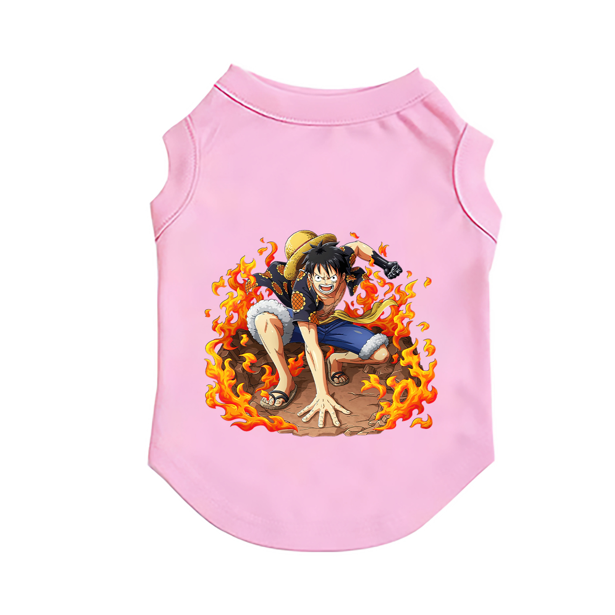 （画像用） ワンピース モンキー・D・ルフィ ONE PIECE Monkey D. Luffy ペット用ベスト