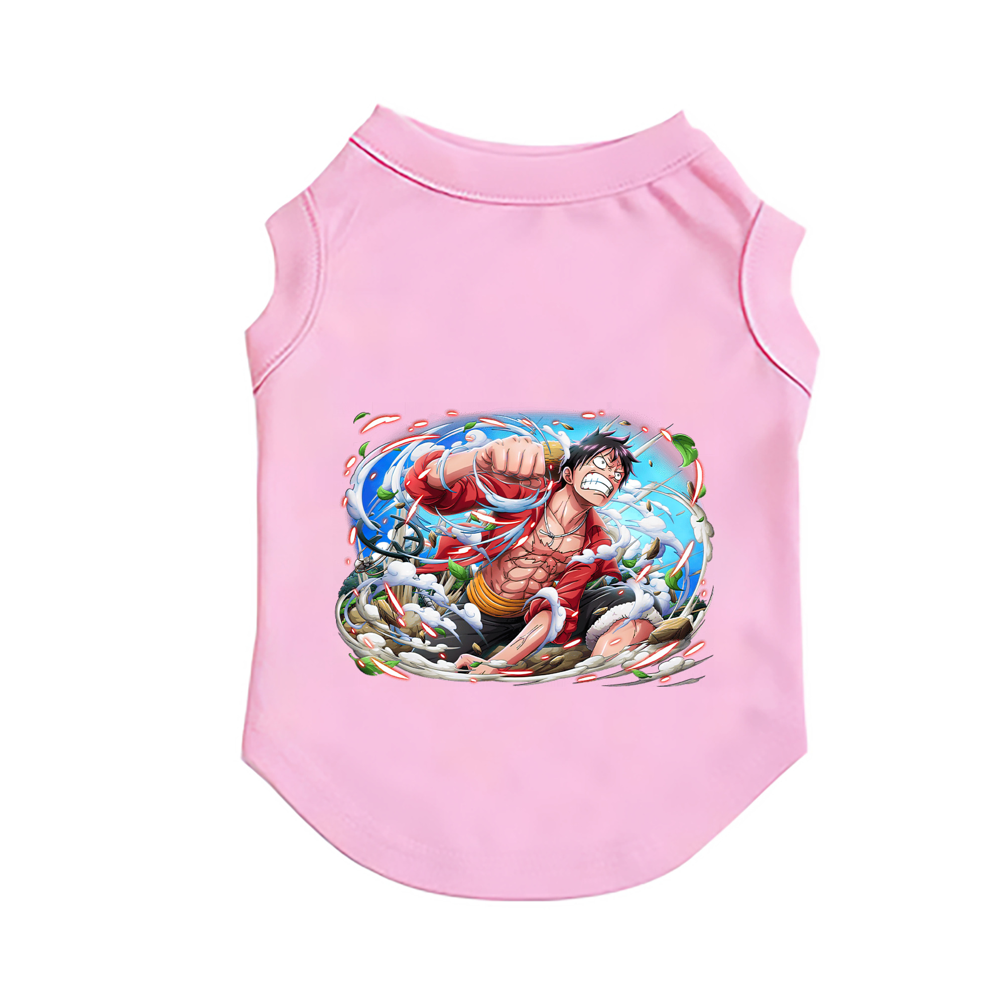 （画像用） ワンピース モンキー・D・ルフィ ONE PIECE Monkey D. Luffy ペット用ベスト