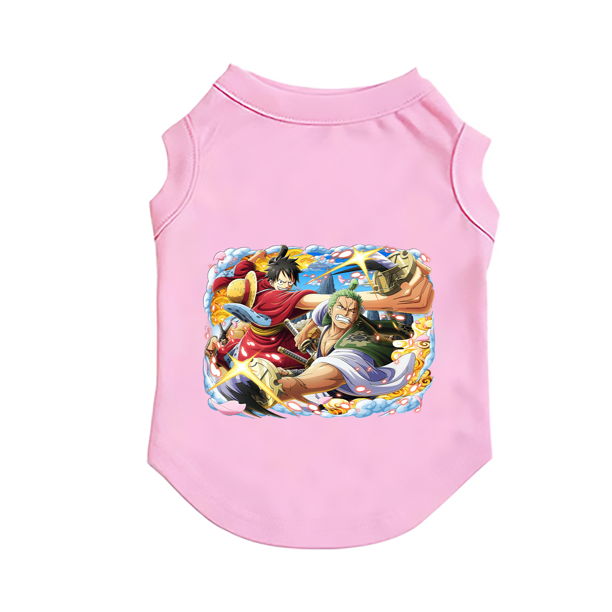 （画像用） ワンピース モンキー・D・ルフィ ONE PIECE Monkey D. Luffy ペット用ベスト