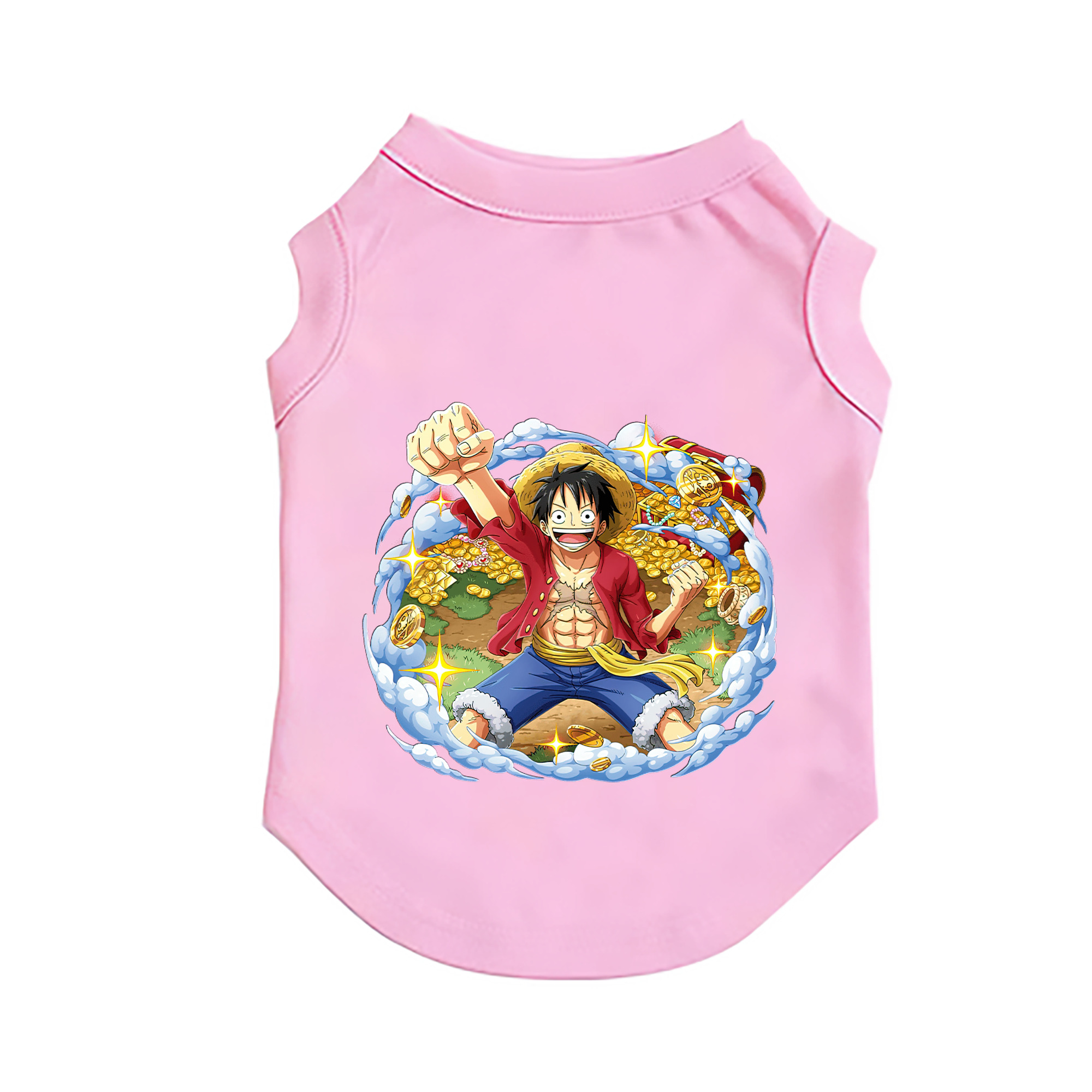 （画像用） ワンピース モンキー・D・ルフィ ONE PIECE Monkey D. Luffy ペット用ベスト