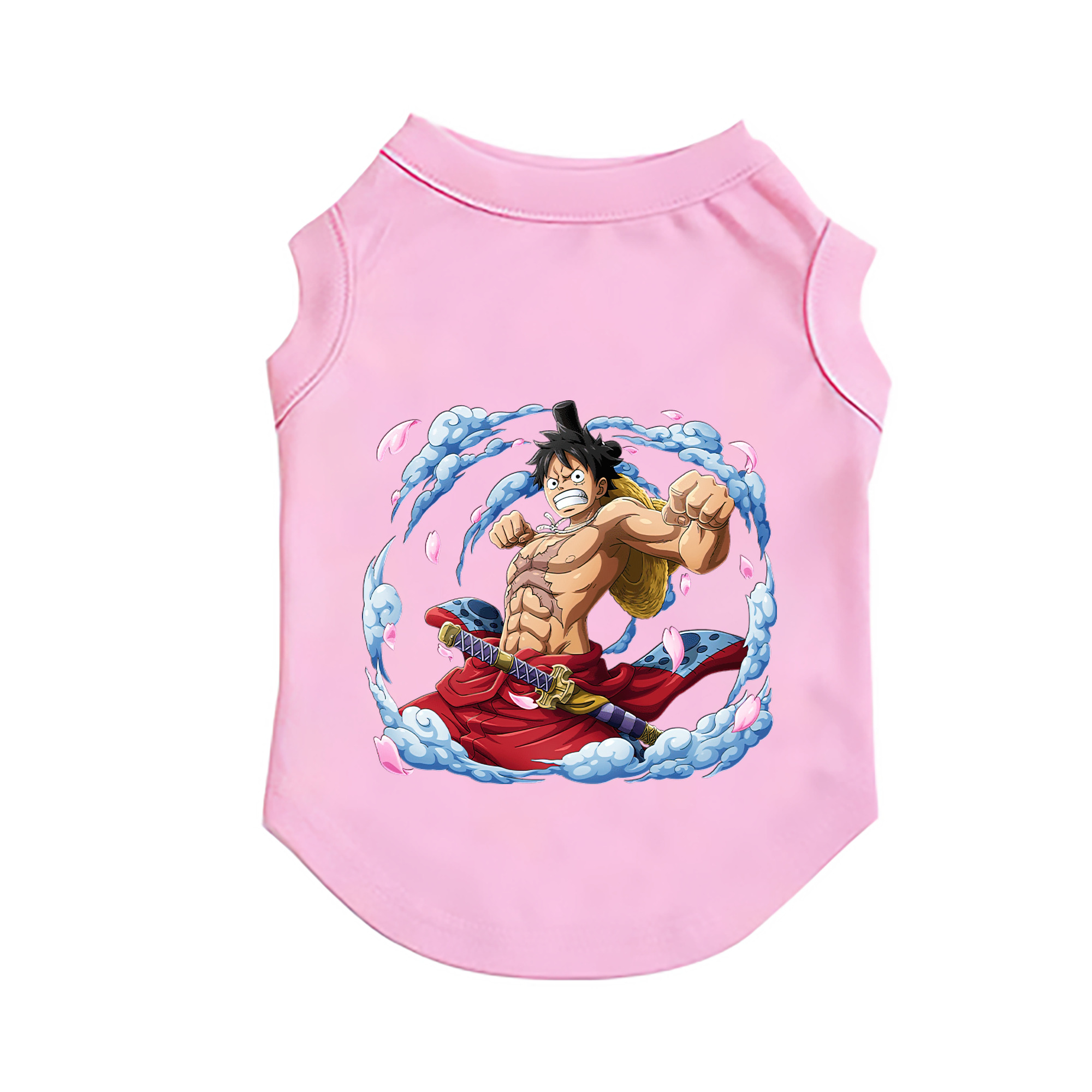 （画像用） ワンピース モンキー・D・ルフィ ONE PIECE Monkey D. Luffy ペット用ベスト