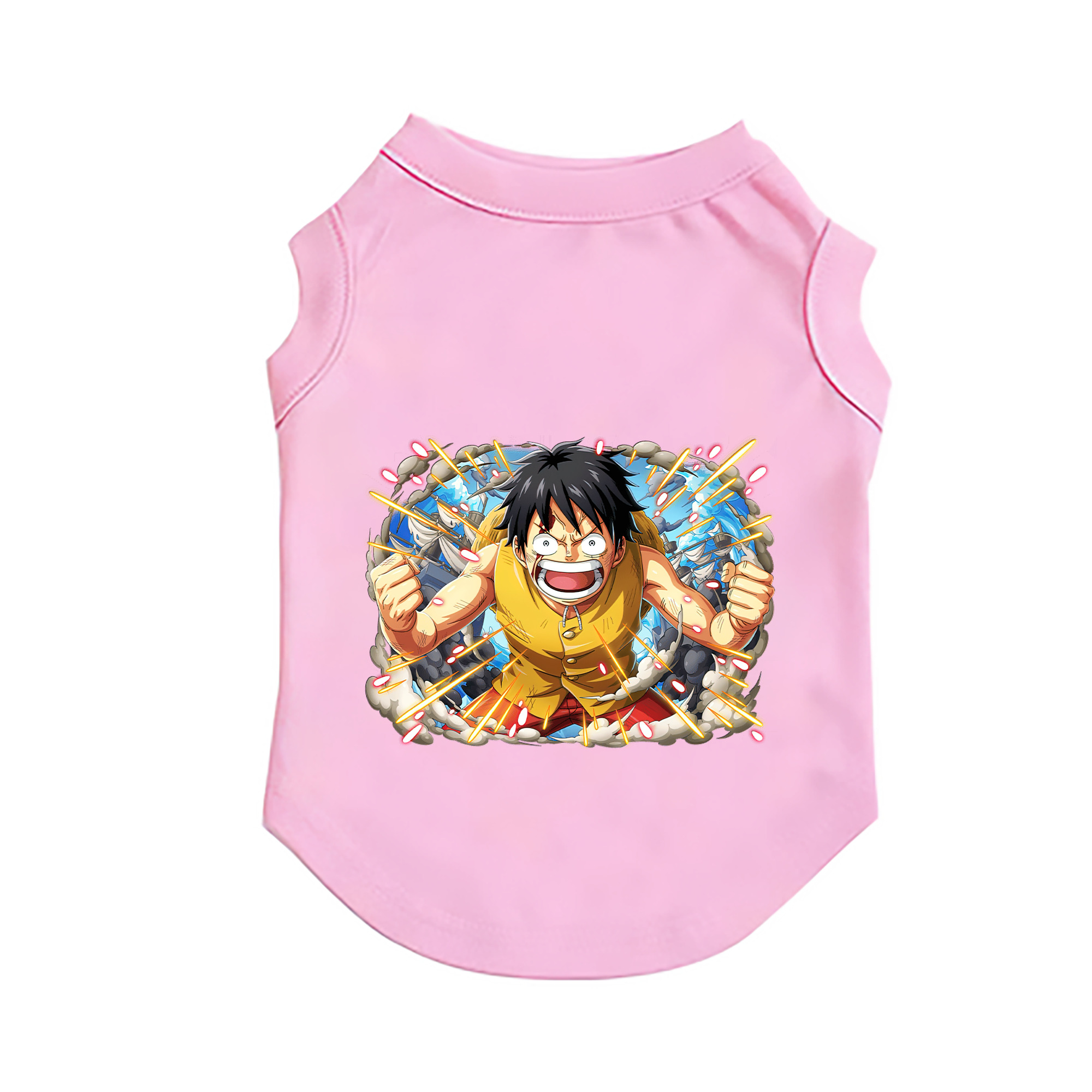 （画像用） ワンピース モンキー・D・ルフィ ONE PIECE Monkey D. Luffy ペット用ベスト