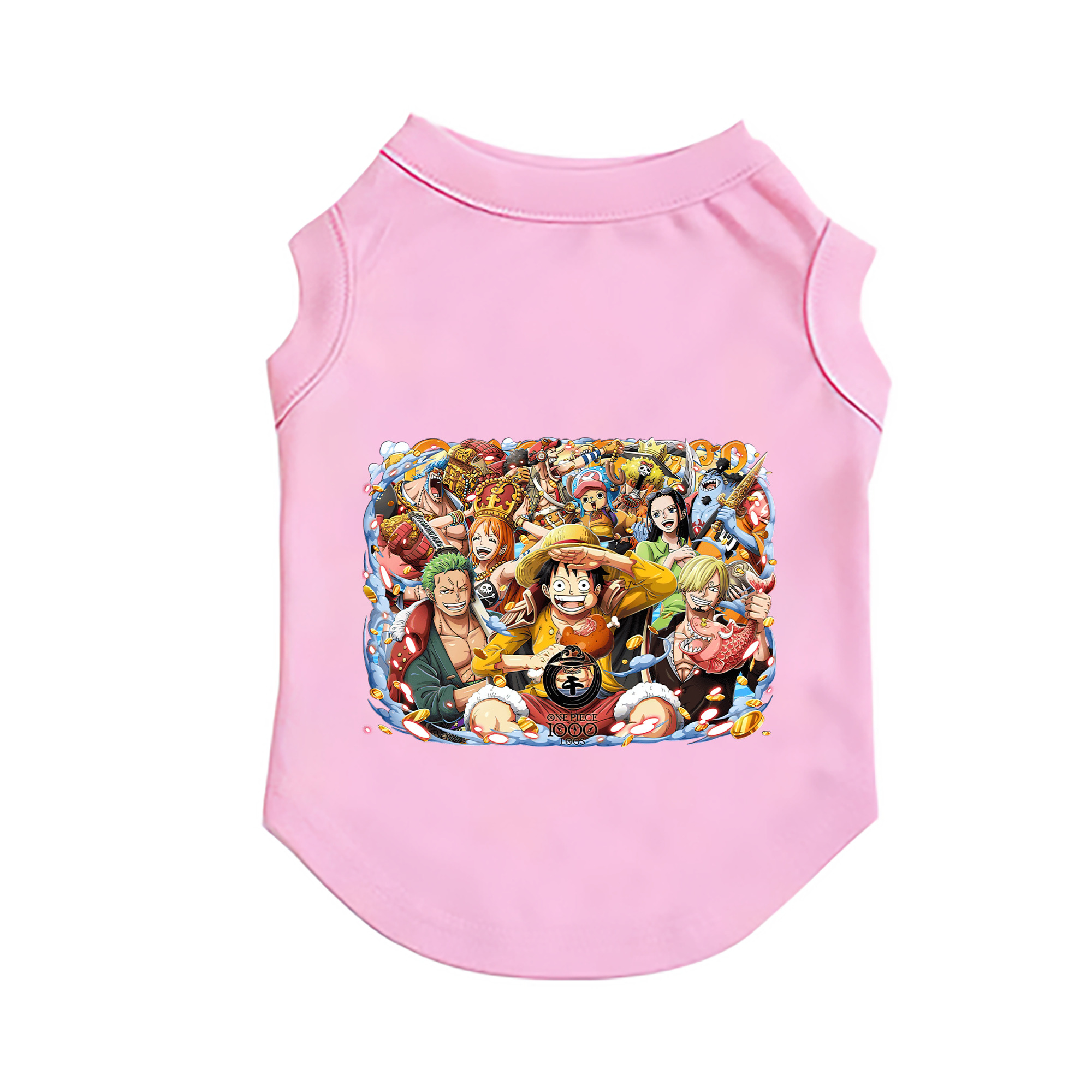 （画像用） ワンピース モンキー・D・ルフィ ONE PIECE Monkey D. Luffy ペット用ベスト