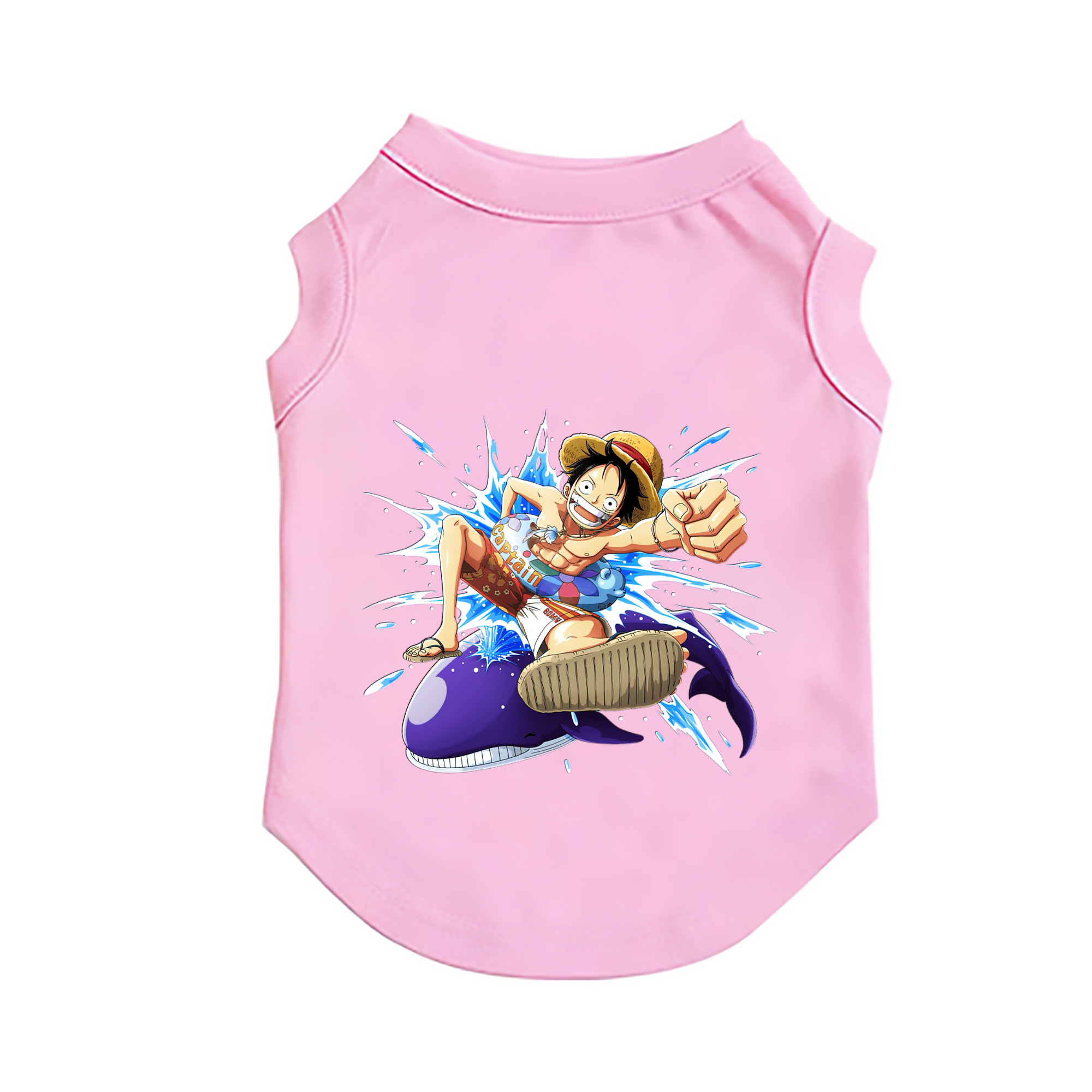 （画像用） ワンピース モンキー・D・ルフィ ONE PIECE Monkey D. Luffy ペット用ベスト