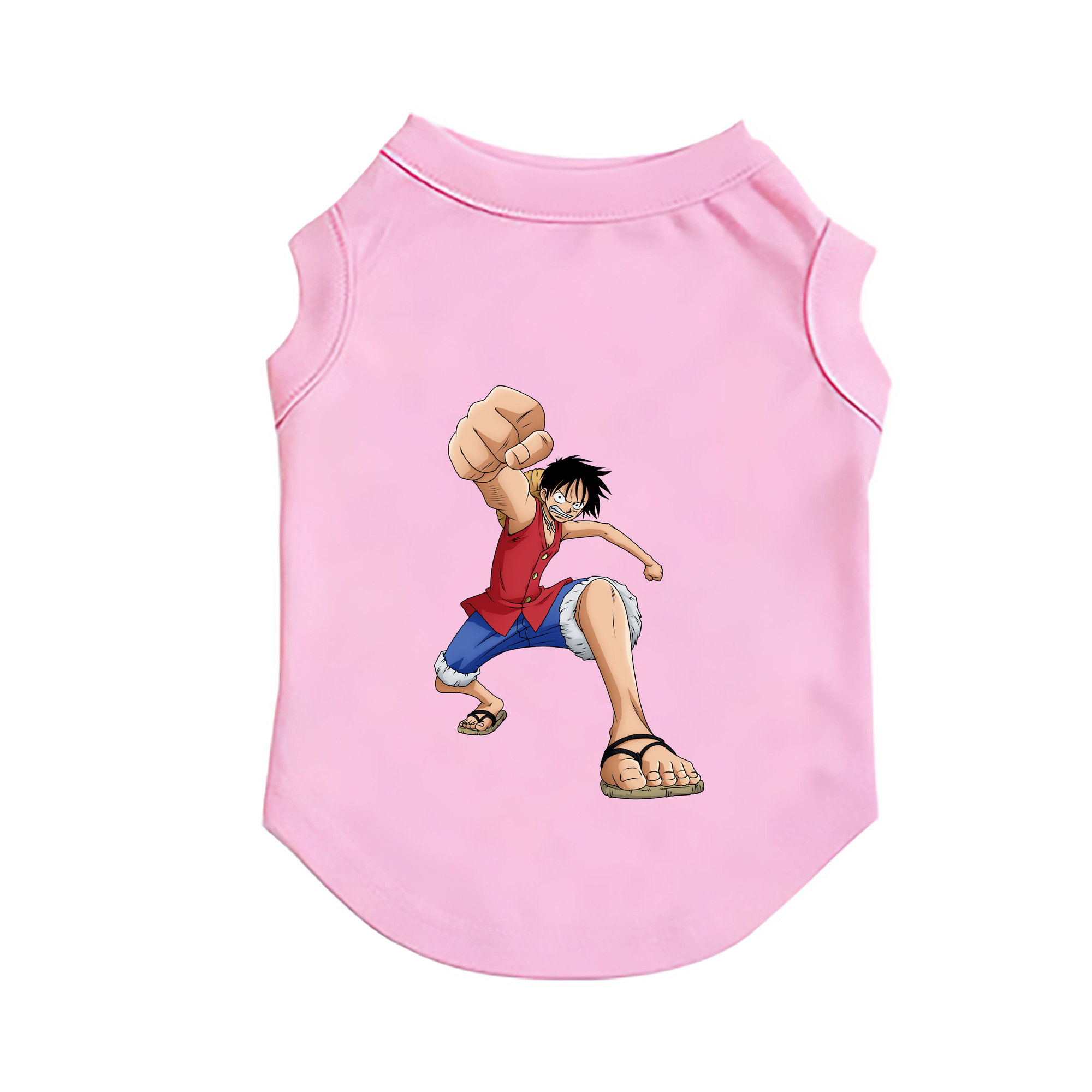 （画像用） ワンピース モンキー・D・ルフィ ONE PIECE Monkey D. Luffy ペット用ベスト